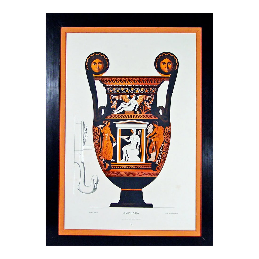 Antique Print of Ancient Greek Vase (1 of 7)