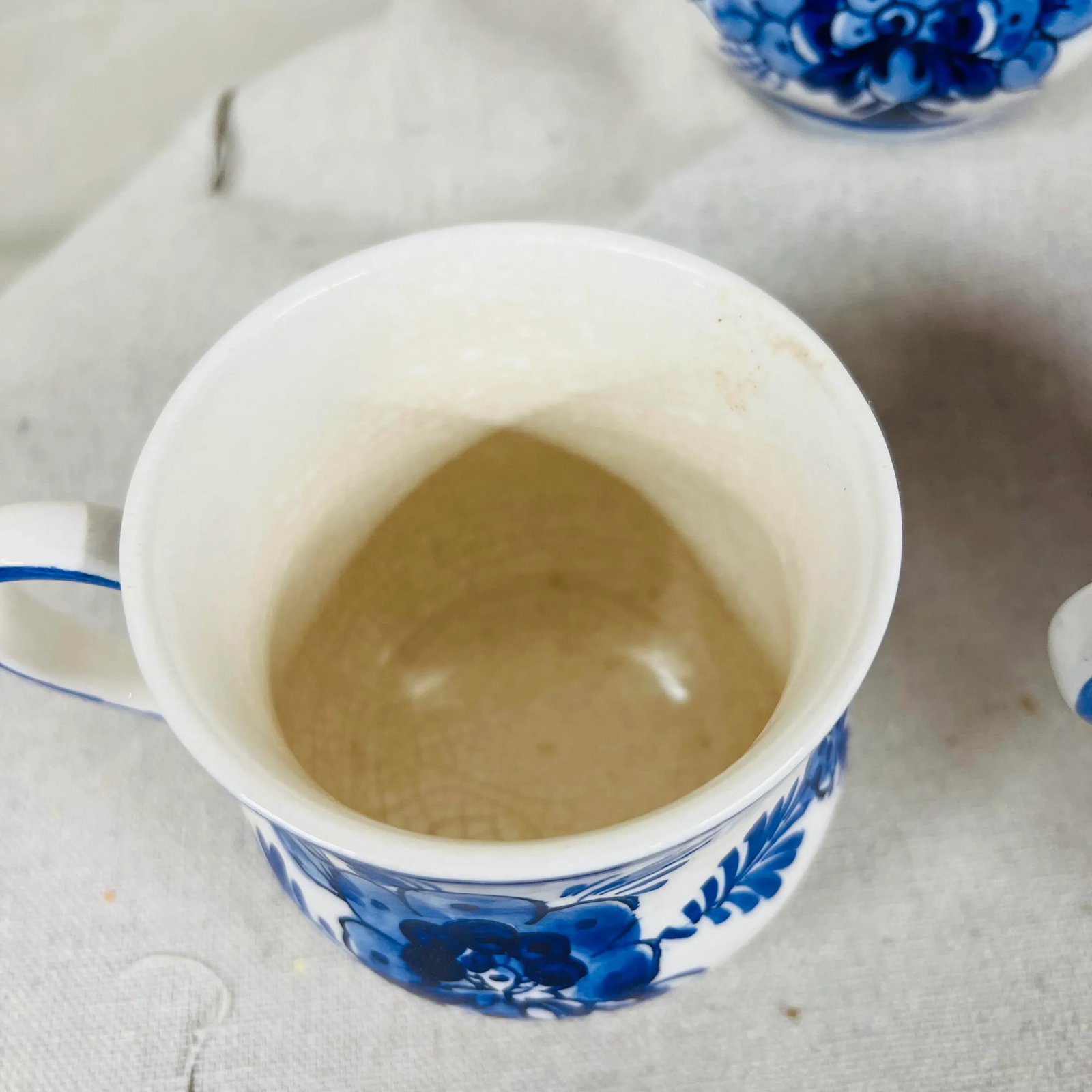 Mid 20th Century Blue Delft Mugs - Set of 7 - 4