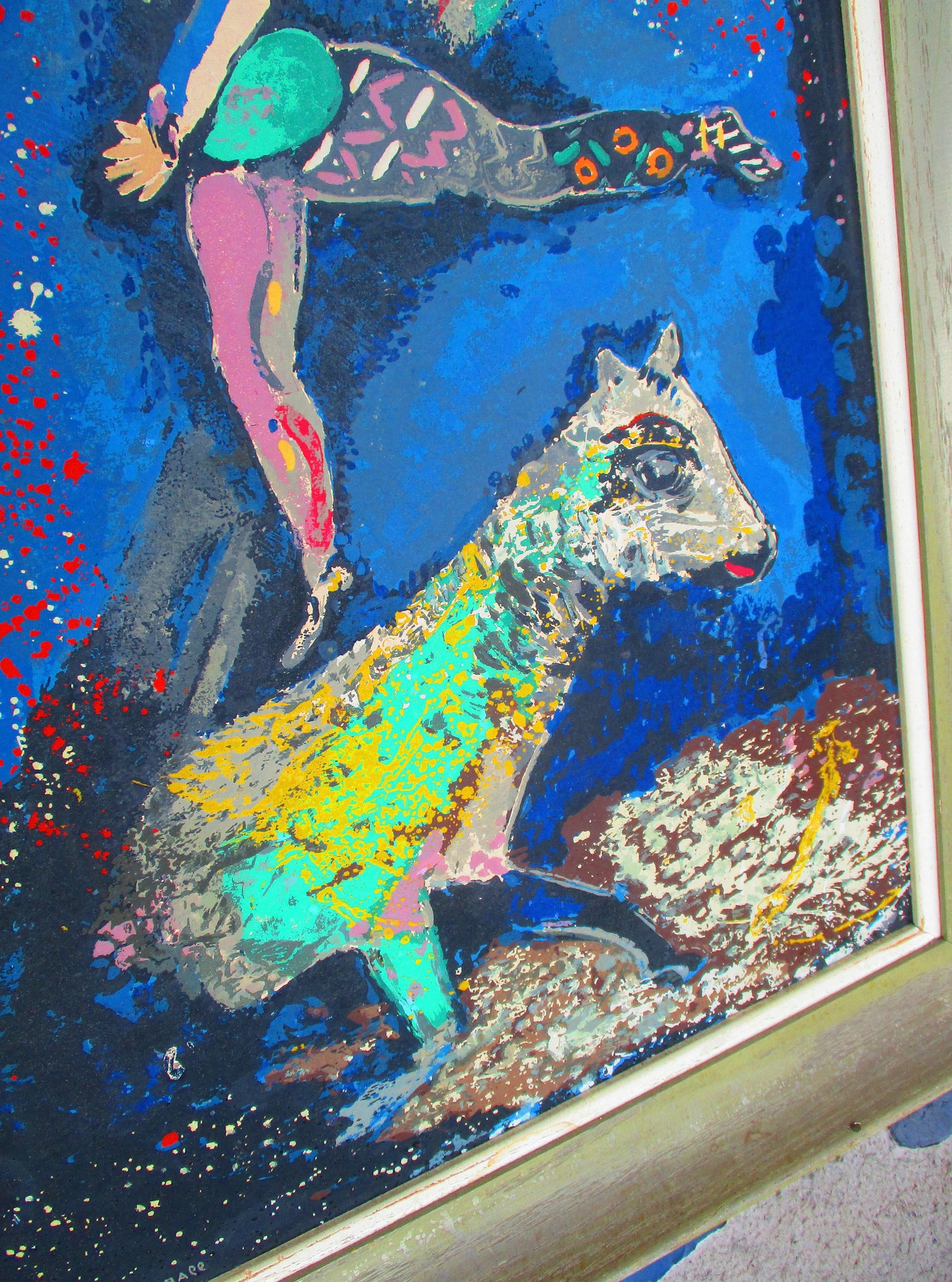 Marc Chagall Le Cirque Art Print Vintage 1950s' - 4