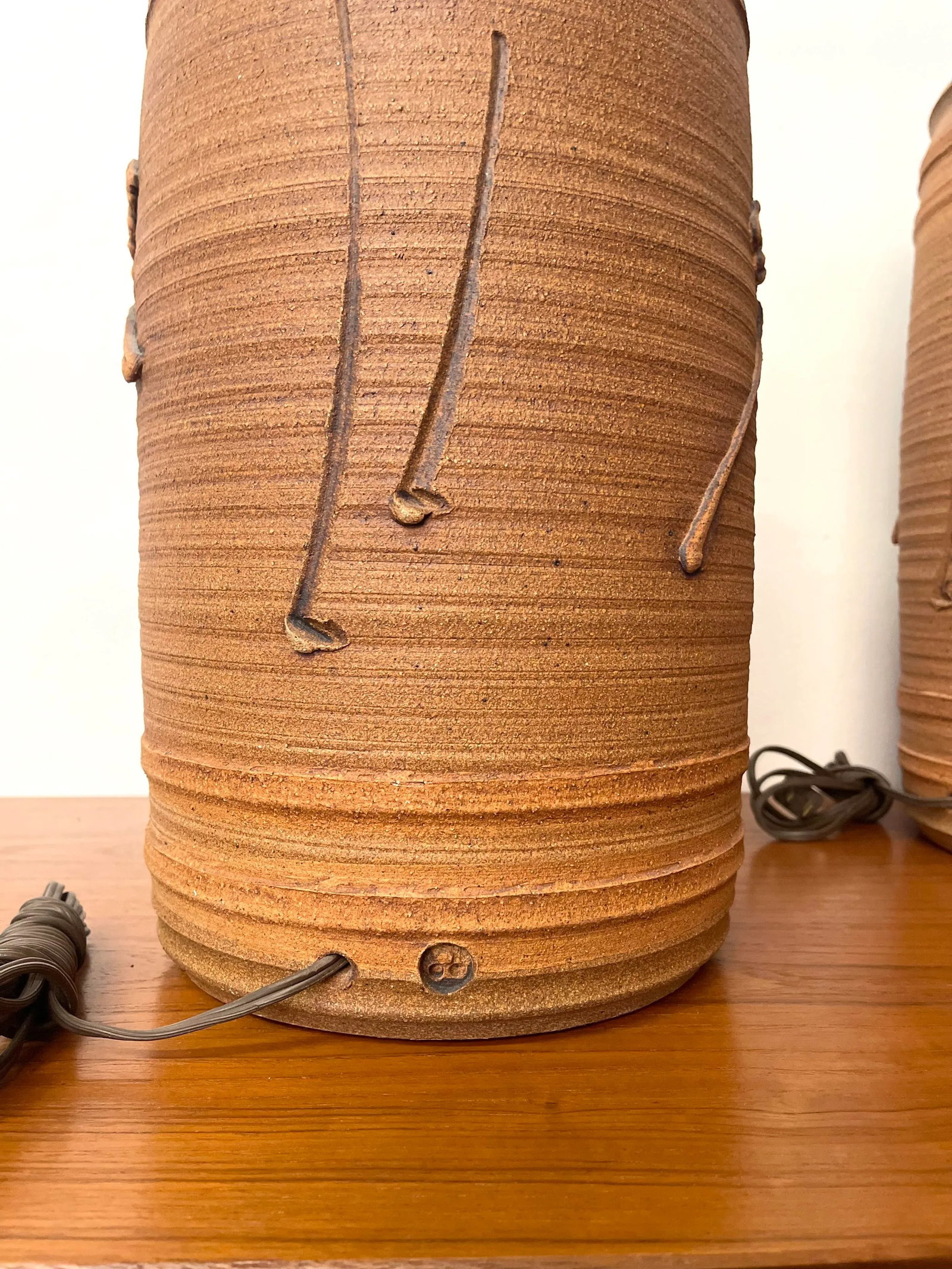 Pair of Ceramic Table Lamps by Bob Kinzie - 10