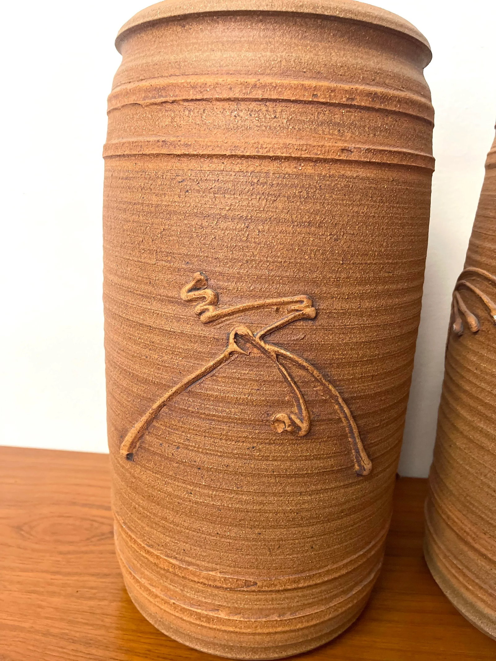 Pair of Ceramic Table Lamps by Bob Kinzie - 7