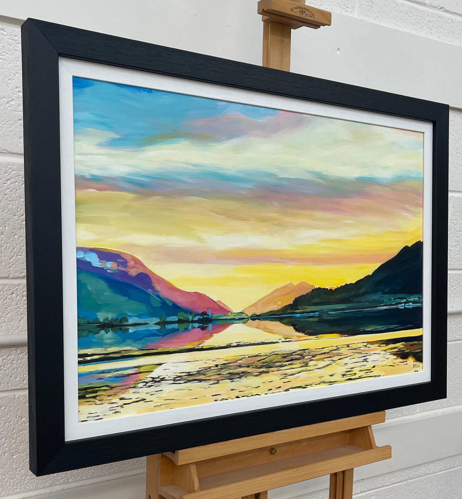 Colourful Landscape Painting of the Scottish Highlands - Unique Original Art by Contemporary Artist, - 4