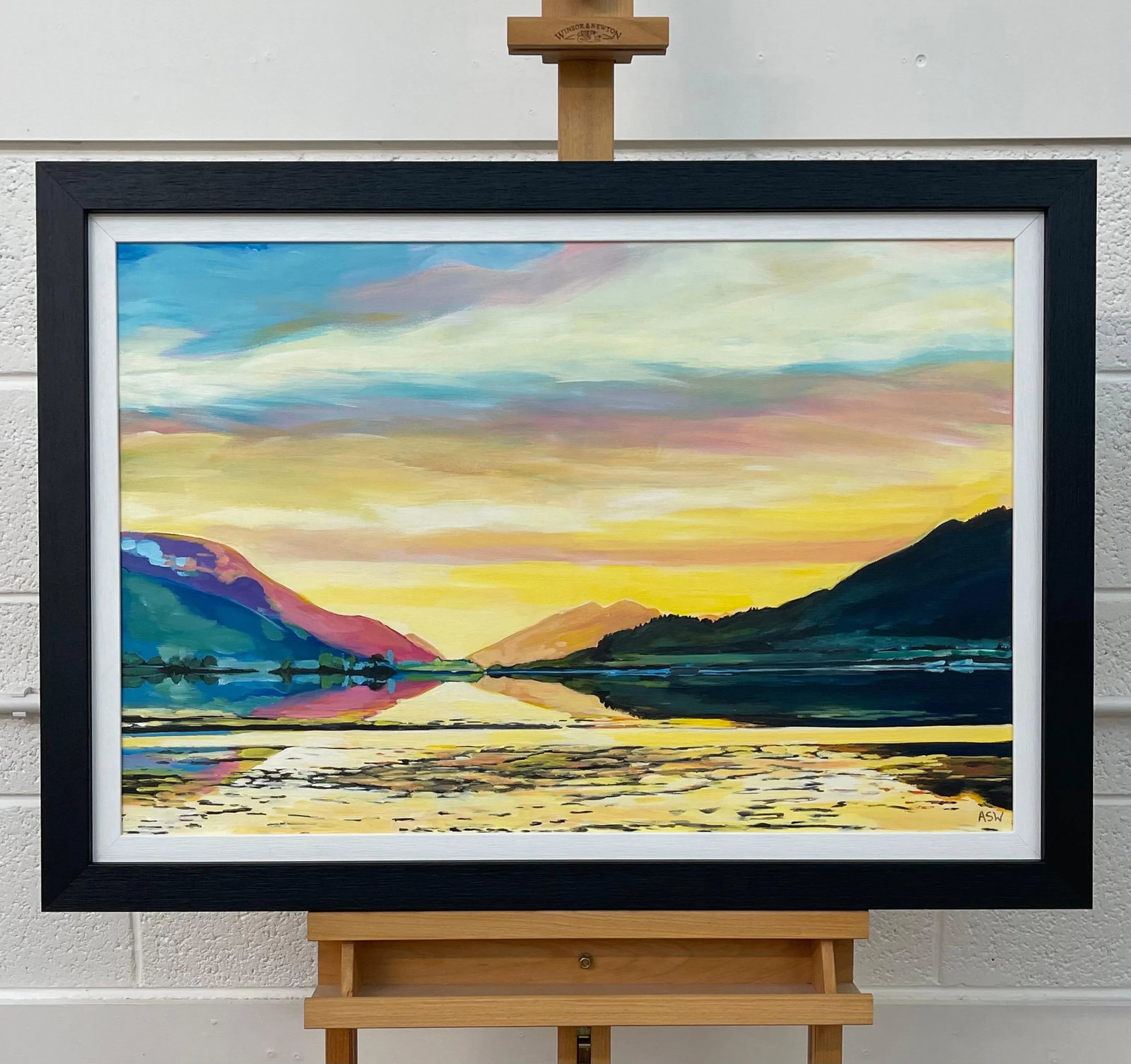 Colourful Landscape Painting of the Scottish Highlands - Unique Original Art by Contemporary Artist, - 5