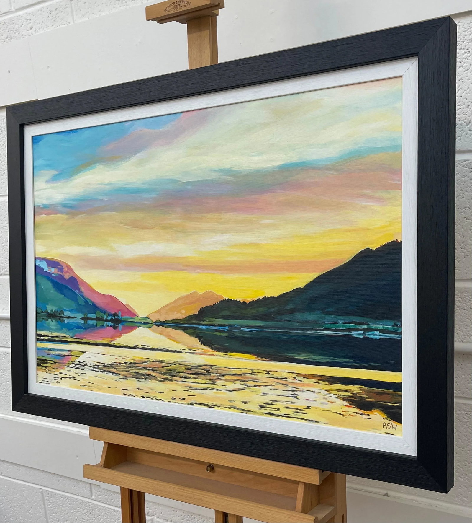 Colourful Landscape Painting of the Scottish Highlands - Unique Original Art by Contemporary Artist, - 6