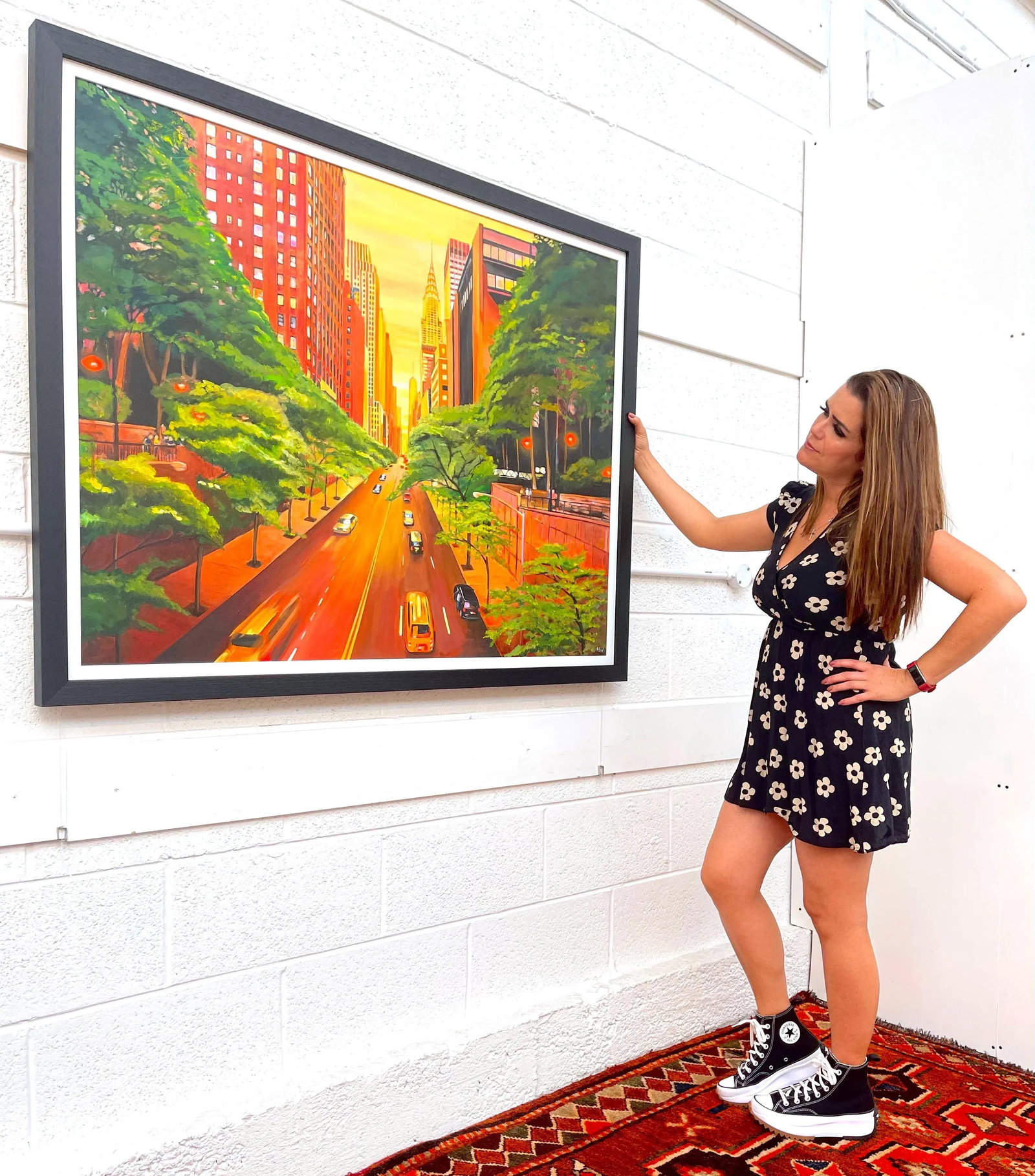 The Chrysler Building 42nd Street New York City - Unique Original Art by Contemporary British Artist - 2