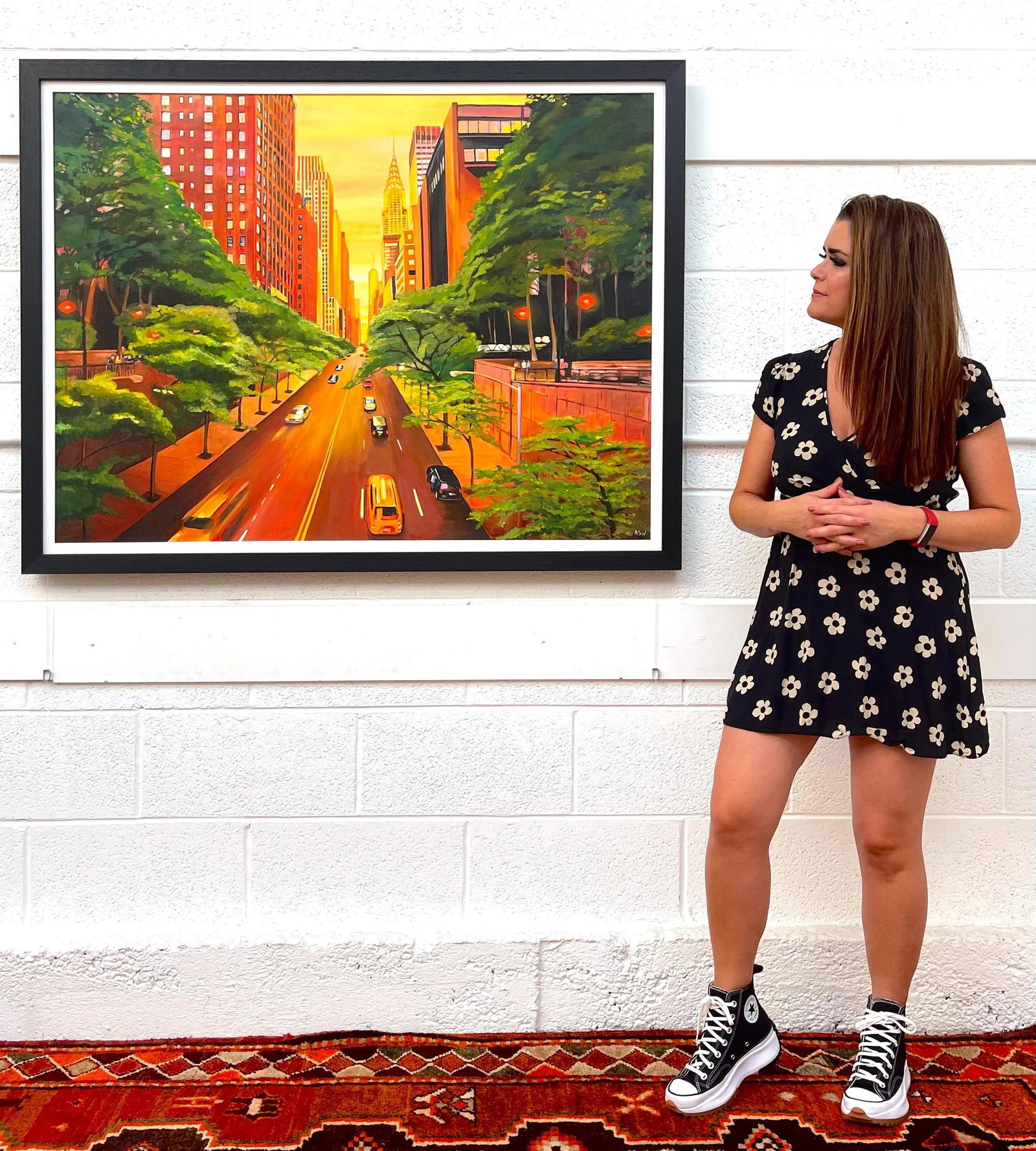 The Chrysler Building 42nd Street New York City - Unique Original Art by Contemporary British Artist - 7