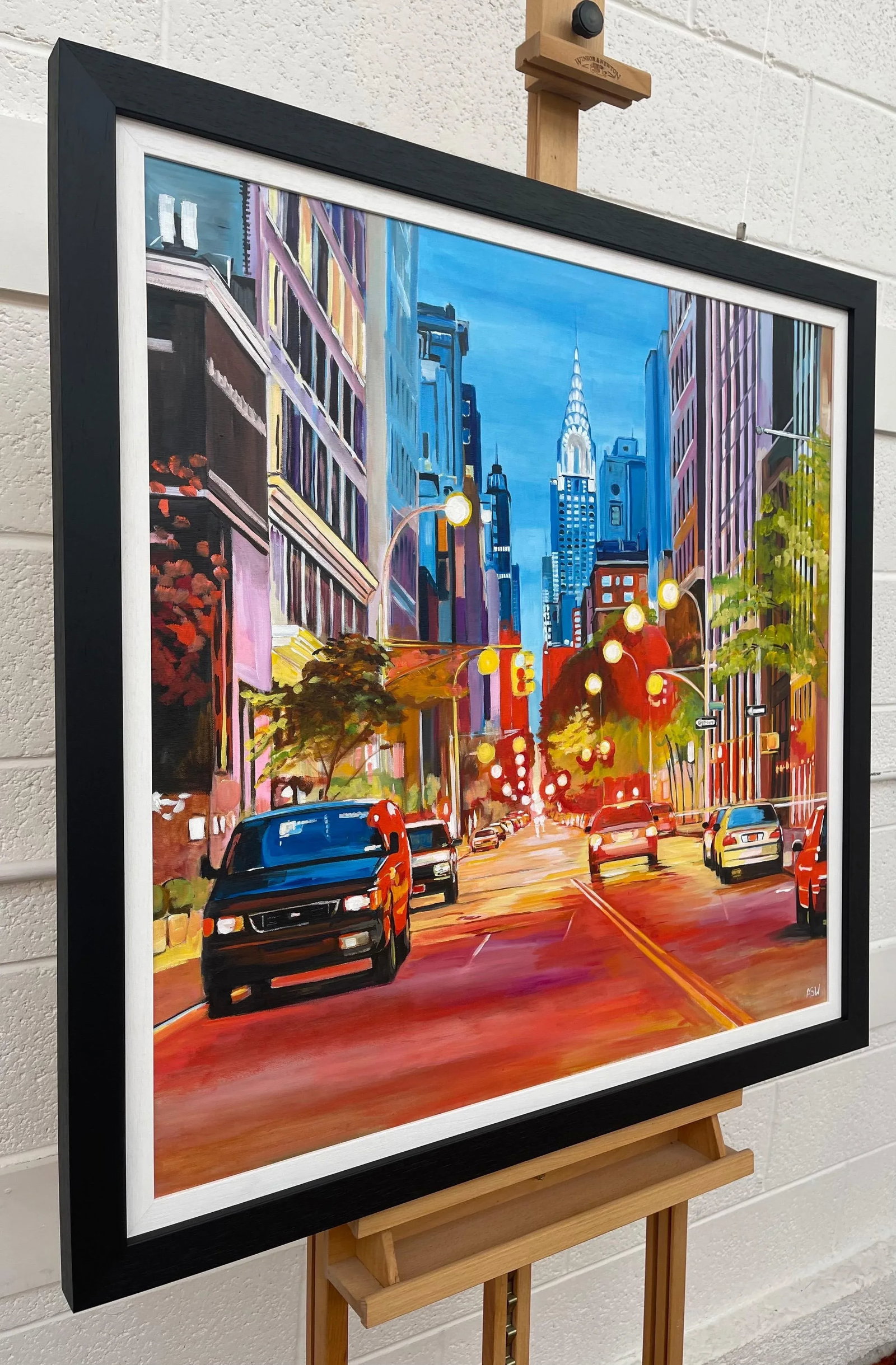 Painting of the Chrysler Building New York City - Unique Original Art by Contemporary British Artist - 5