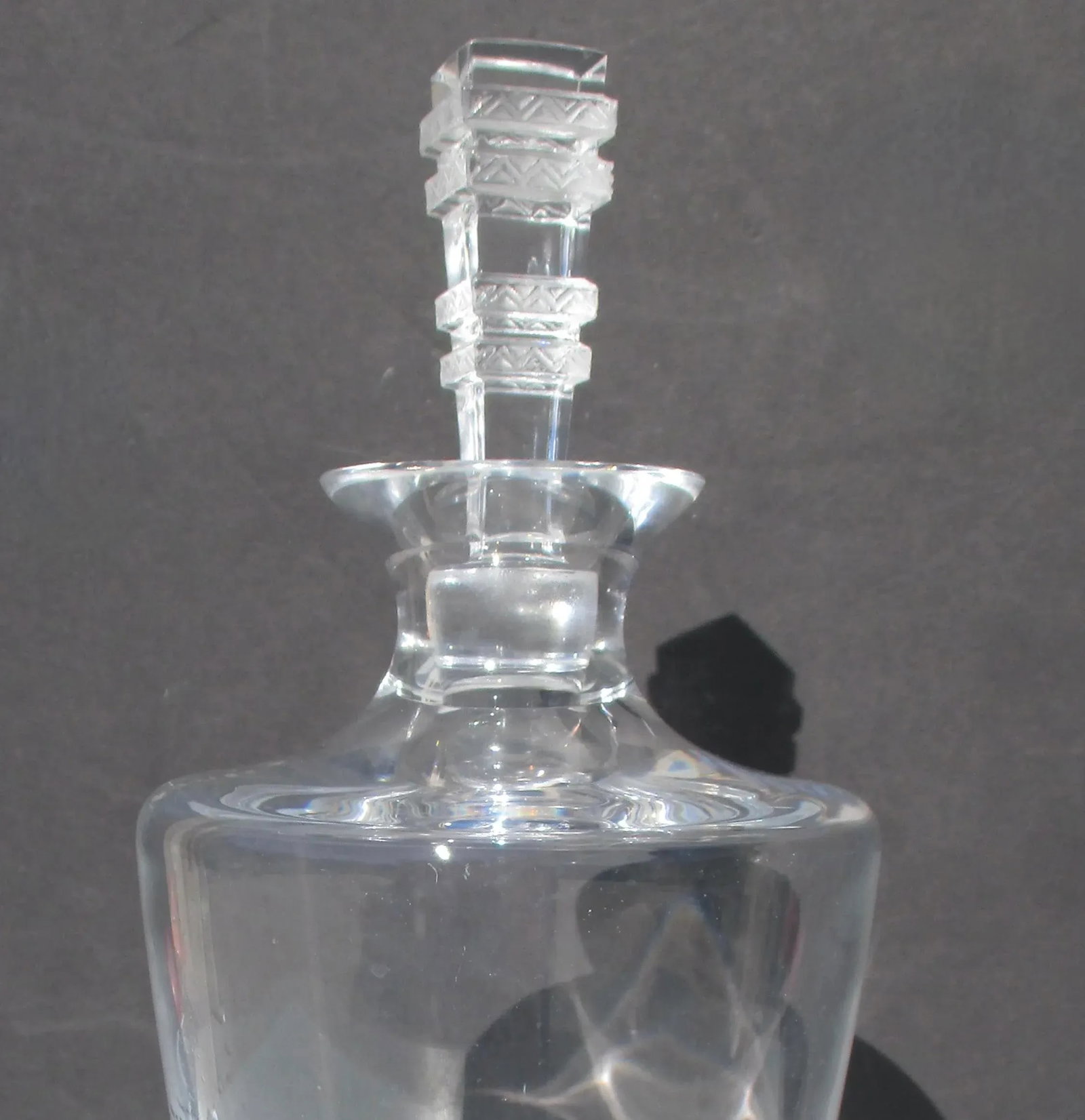 Lalique Argos Crystal Decanter Vintage 20th Century - 2