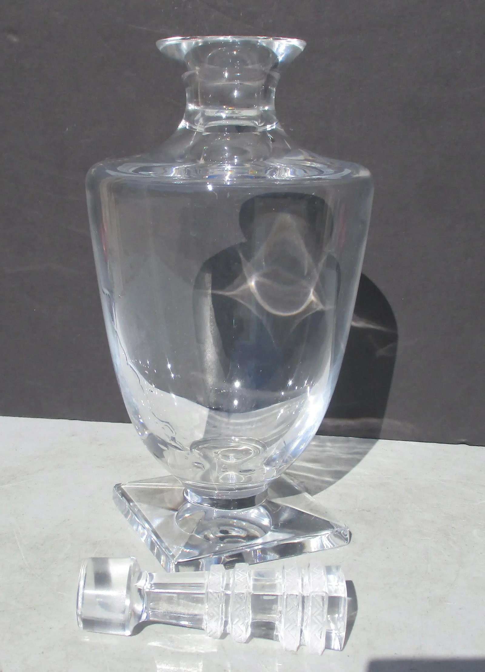 Lalique Argos Crystal Decanter Vintage 20th Century - 4