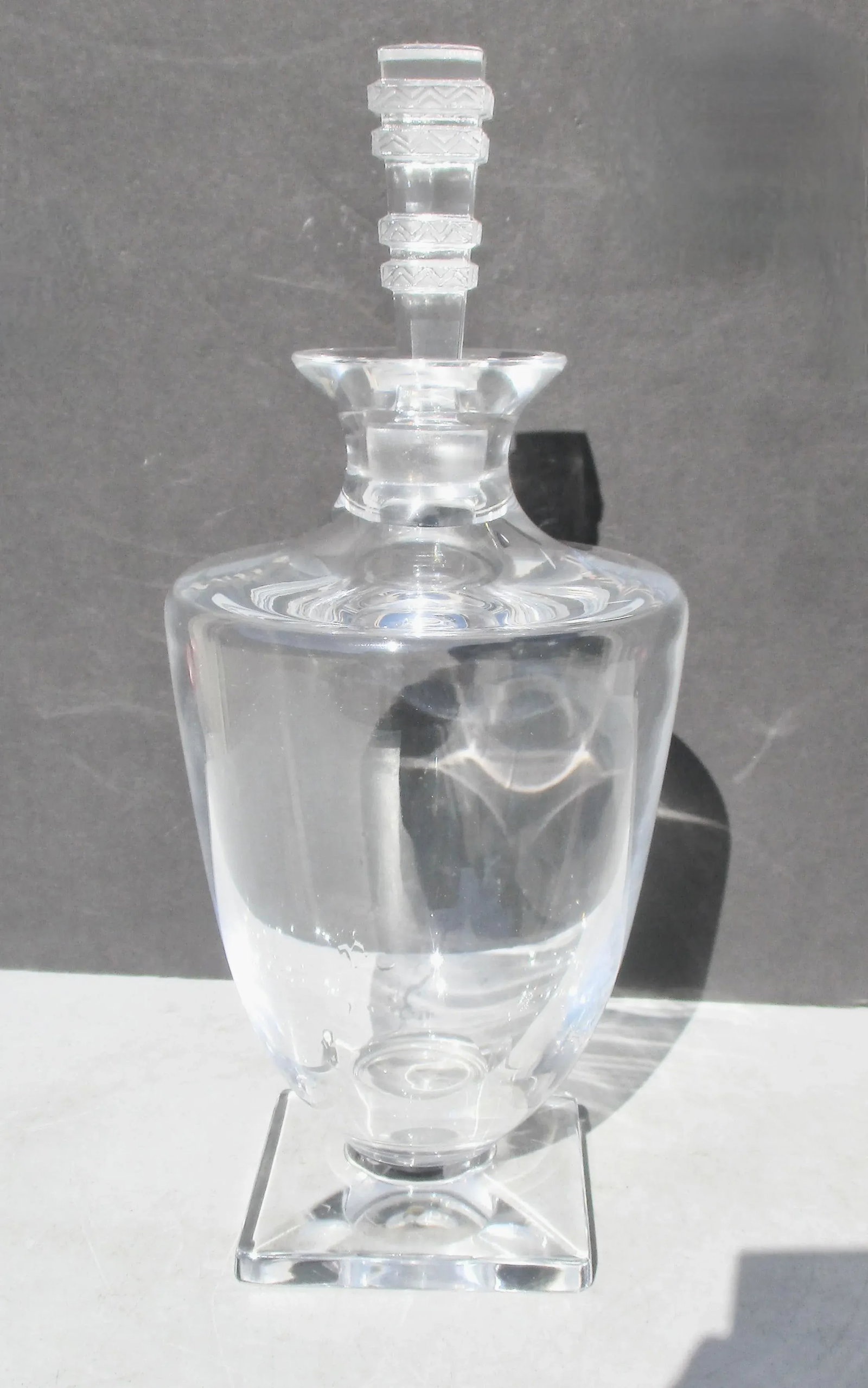 Lalique Argos Crystal Decanter Vintage 20th Century - 5