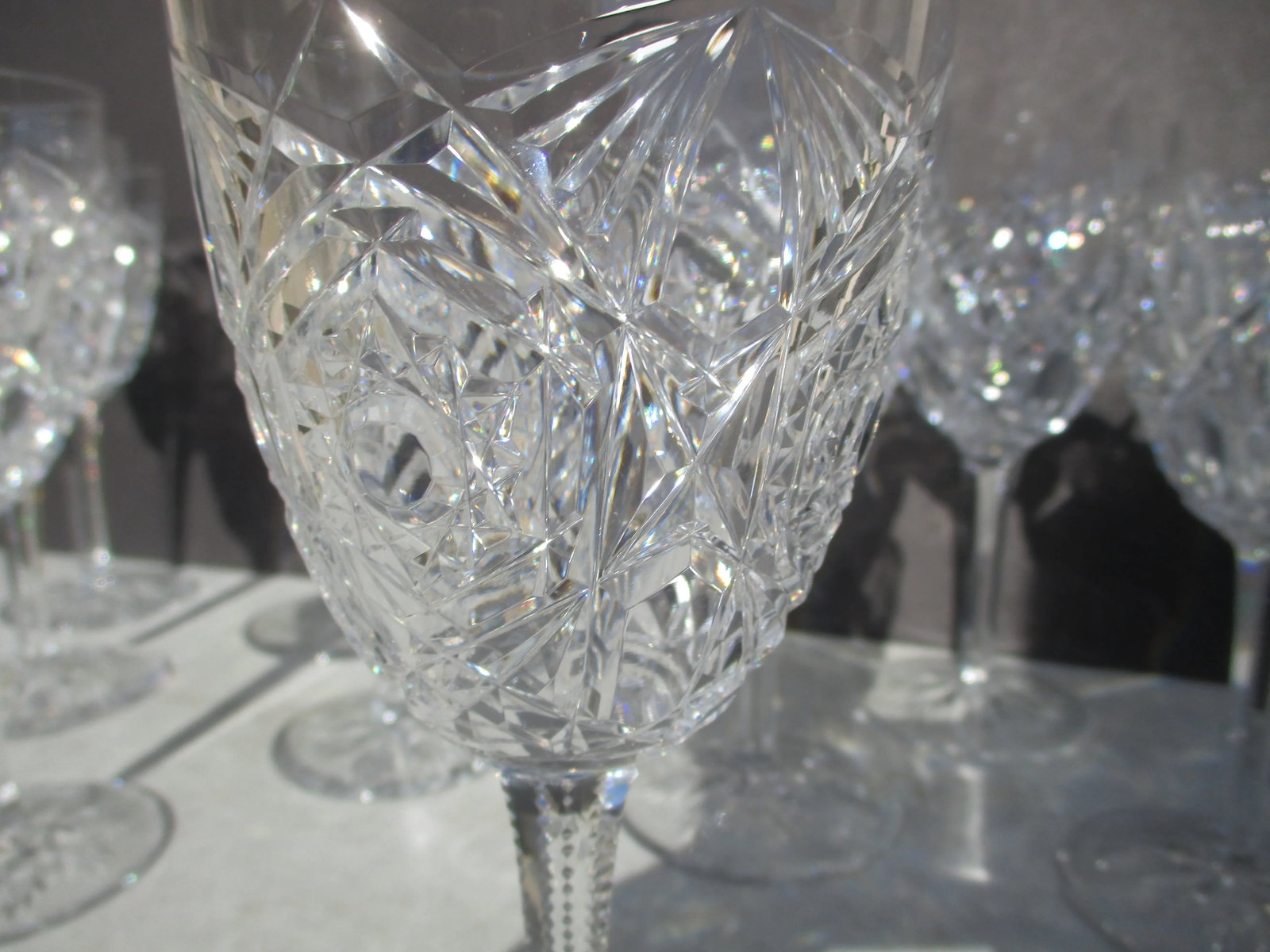 Baccarat Lagny Clear Crystal Water Glass -A Set of 11 - 2