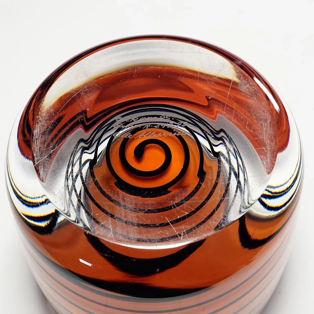 Massive Expo Vase by Olle Alberius for Orrefors, Sweden 1973 - 7