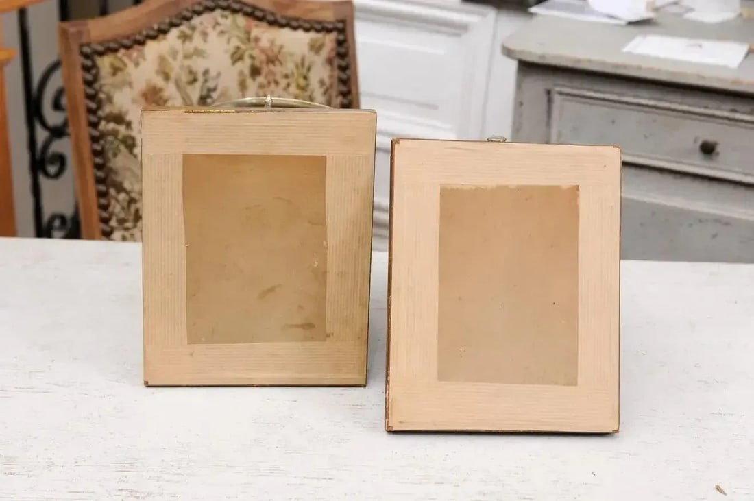 Framed Watercolors Depicting Gothic Churches by Théodore Henri Mansson - A Pair - 4
