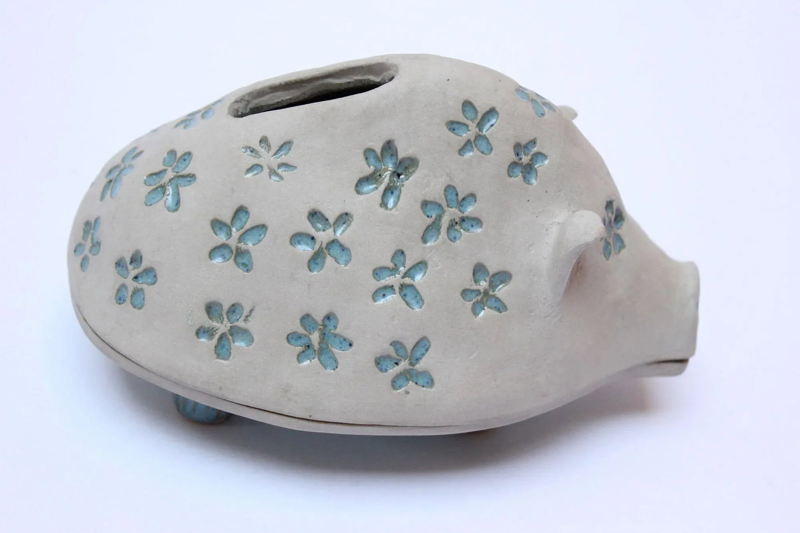 Studio Pottery Piggy Bank by David Gil and Yusuke Aida for Bennington Potters - 5