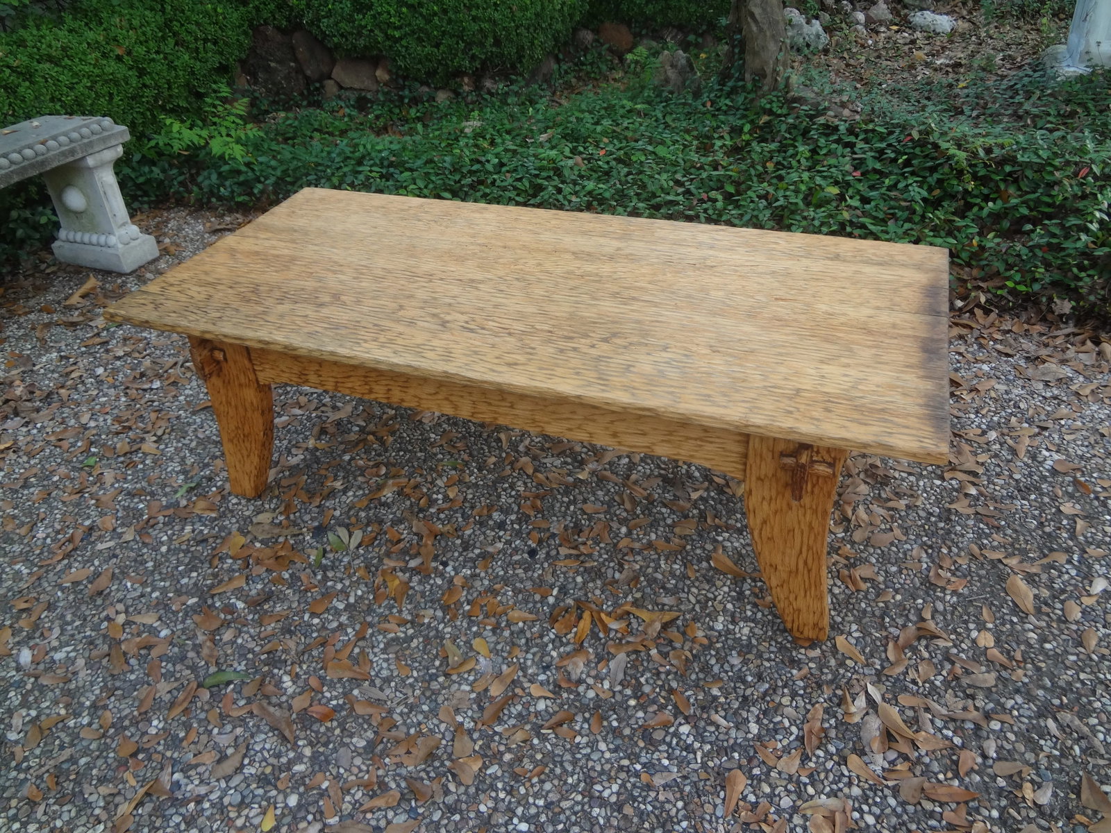 French Brutalist Elm Coffee Table by Atelier Marroles - 6