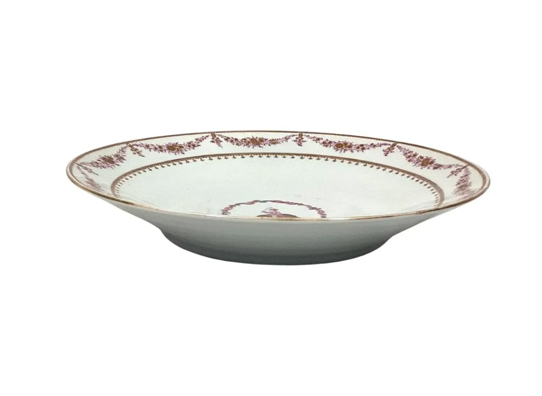 Large Chinese Export Famille Rose Porcelain Platter - 2