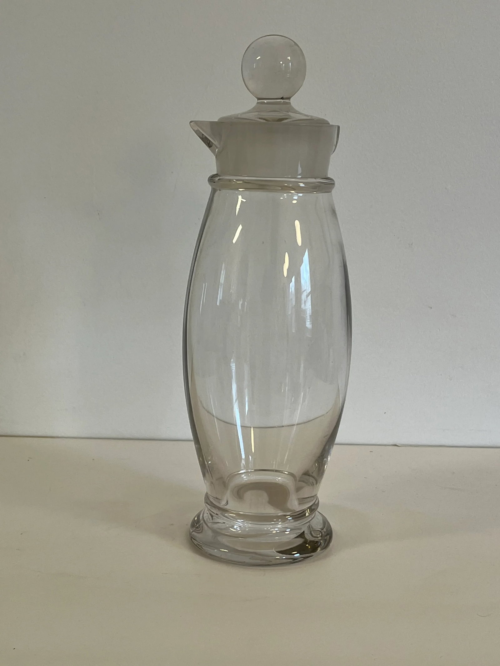 1940s Cambridge Glass Company Vintage Cocktail Shaker - 8