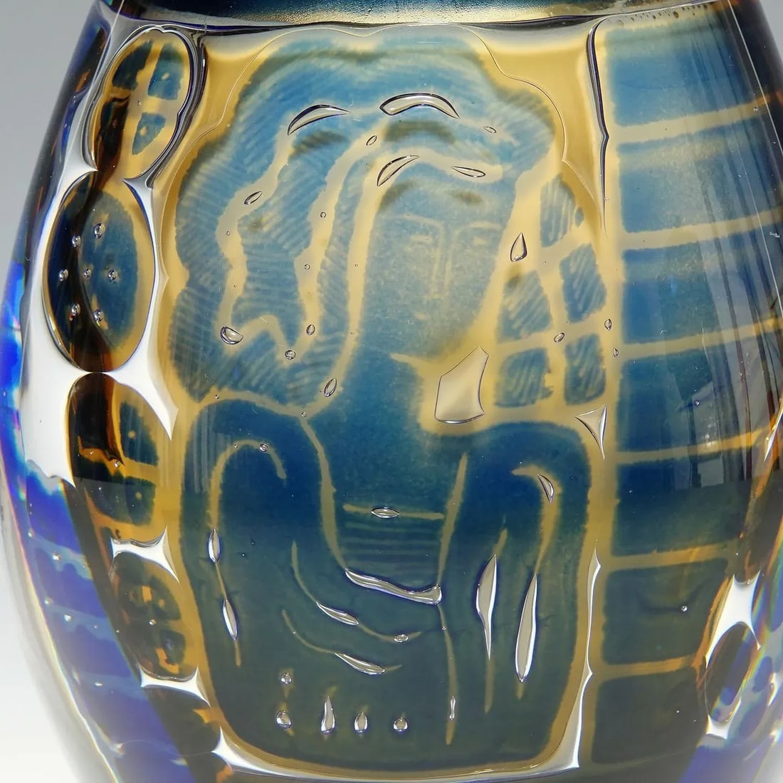 Ariel 'Gondoliere' Vase by Edvin Oehrstroem for Orrefors, Sweden 1962 - 4