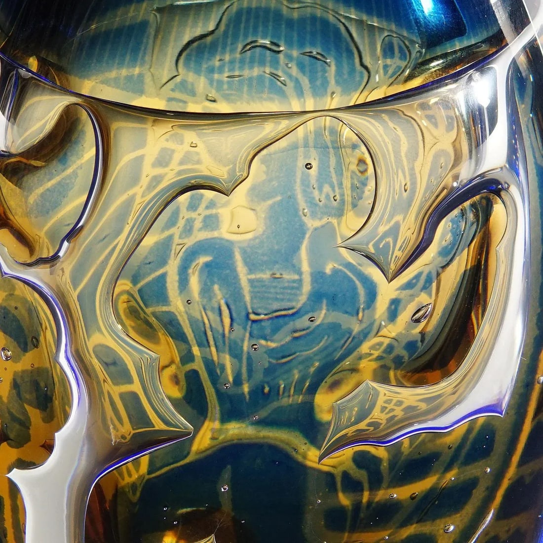 Ariel 'Gondoliere' Vase by Edvin Oehrstroem for Orrefors, Sweden 1962 - 8
