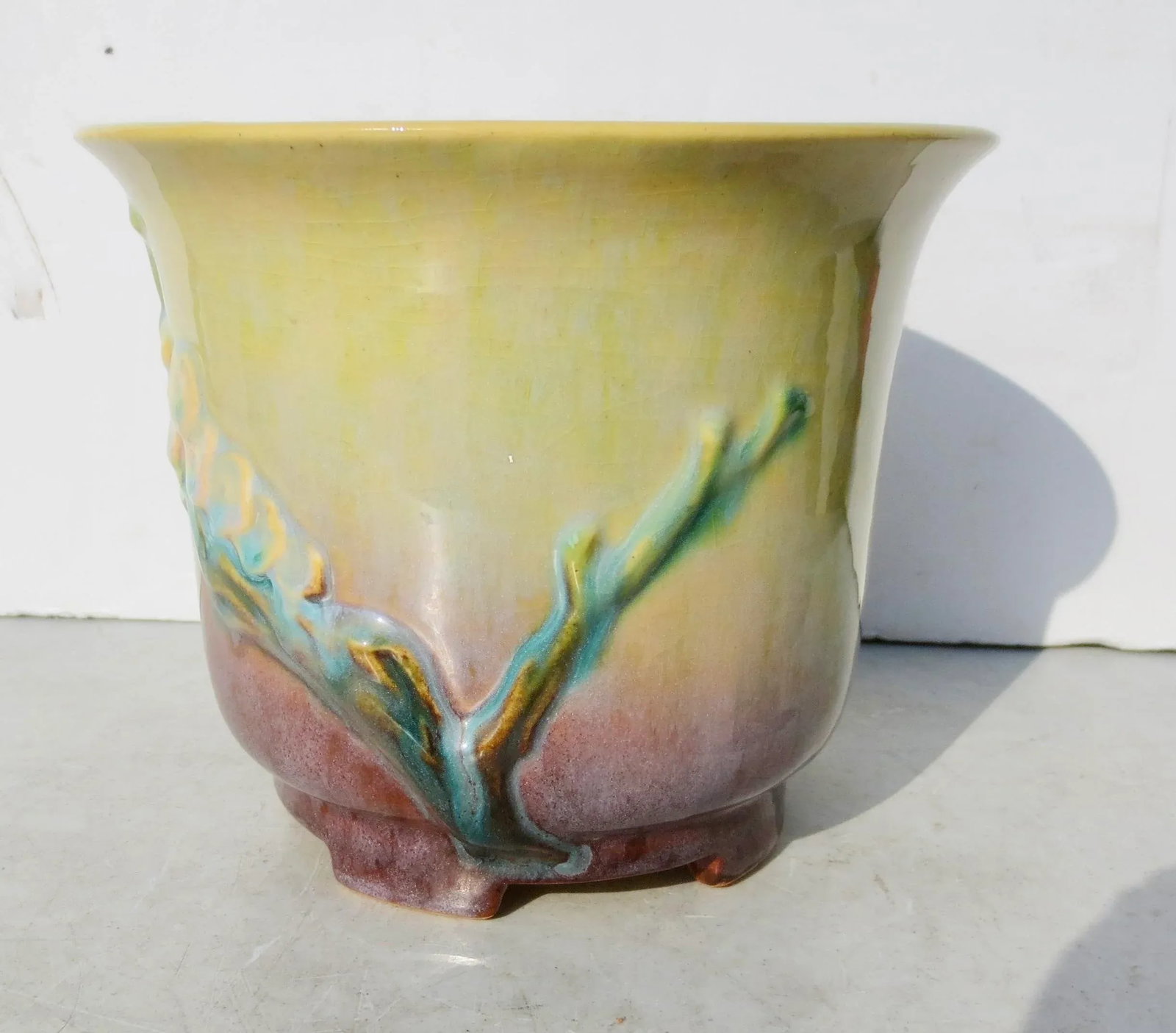 Roseville Art Deco Planter Circa 1930s' - 2