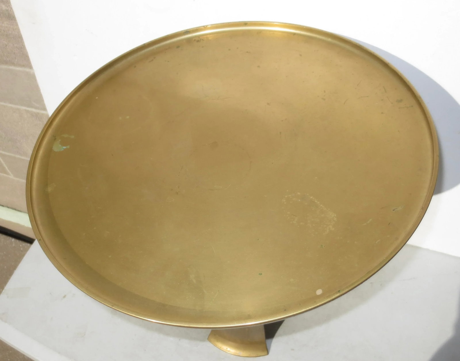 Japanese Ikebana Display Stand Brass 1990s' - 6
