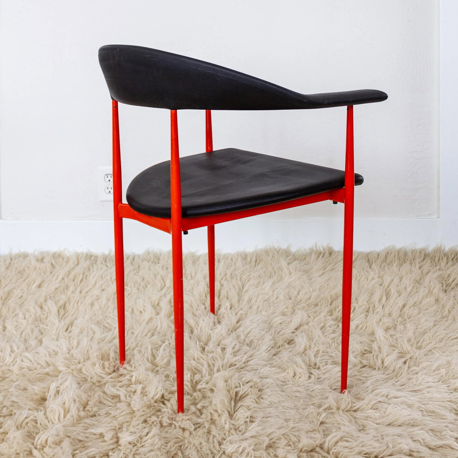Postmodern Italian P40 Chair by Giancarlo Vegni and Gianfranco Gualtierotti for Fasem - 6