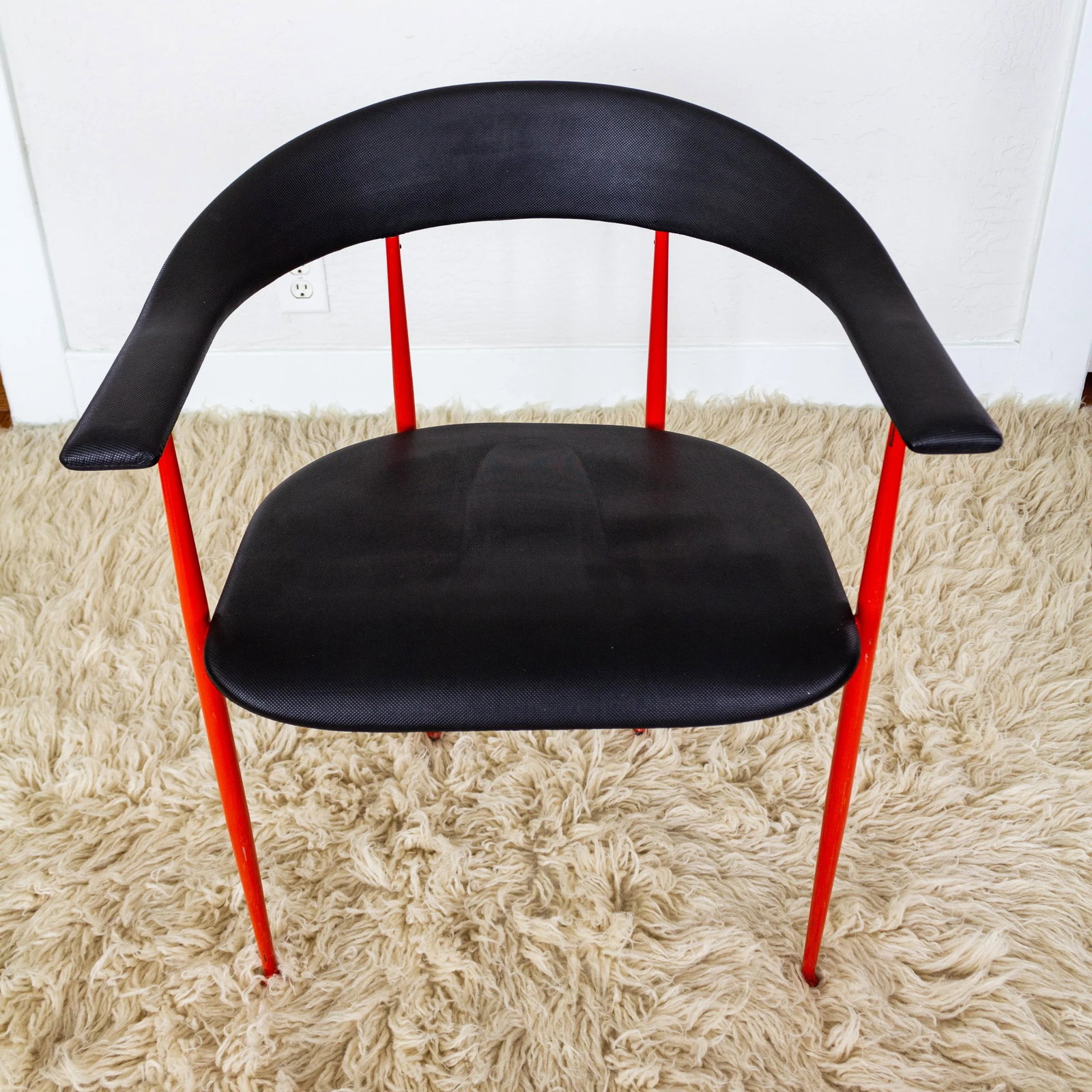 Postmodern Italian P40 Chair by Giancarlo Vegni and Gianfranco Gualtierotti for Fasem - 8
