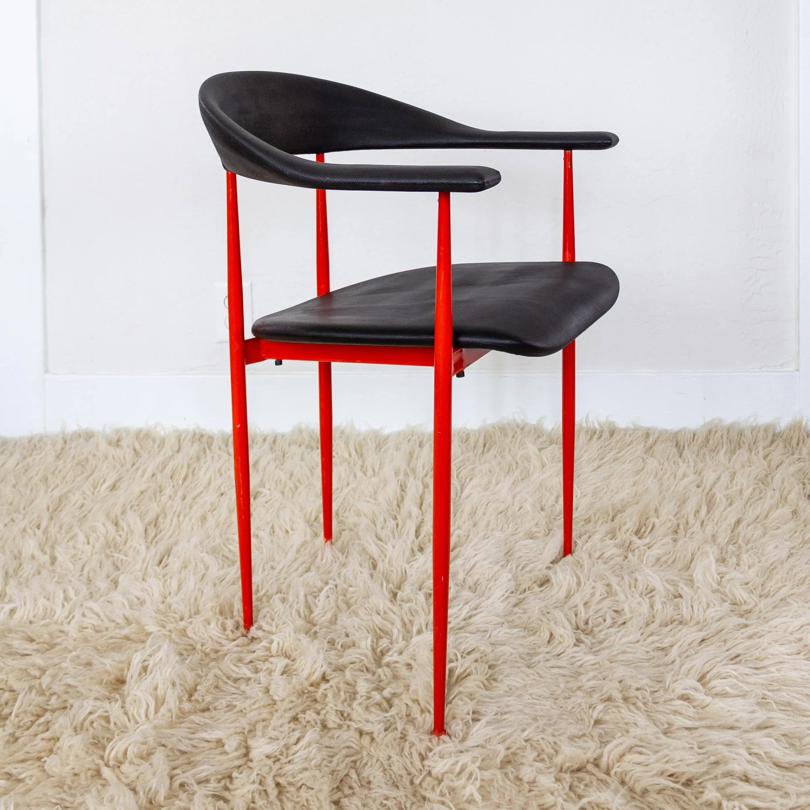 Postmodern Italian P40 Chair by Giancarlo Vegni and Gianfranco Gualtierotti for Fasem - 9