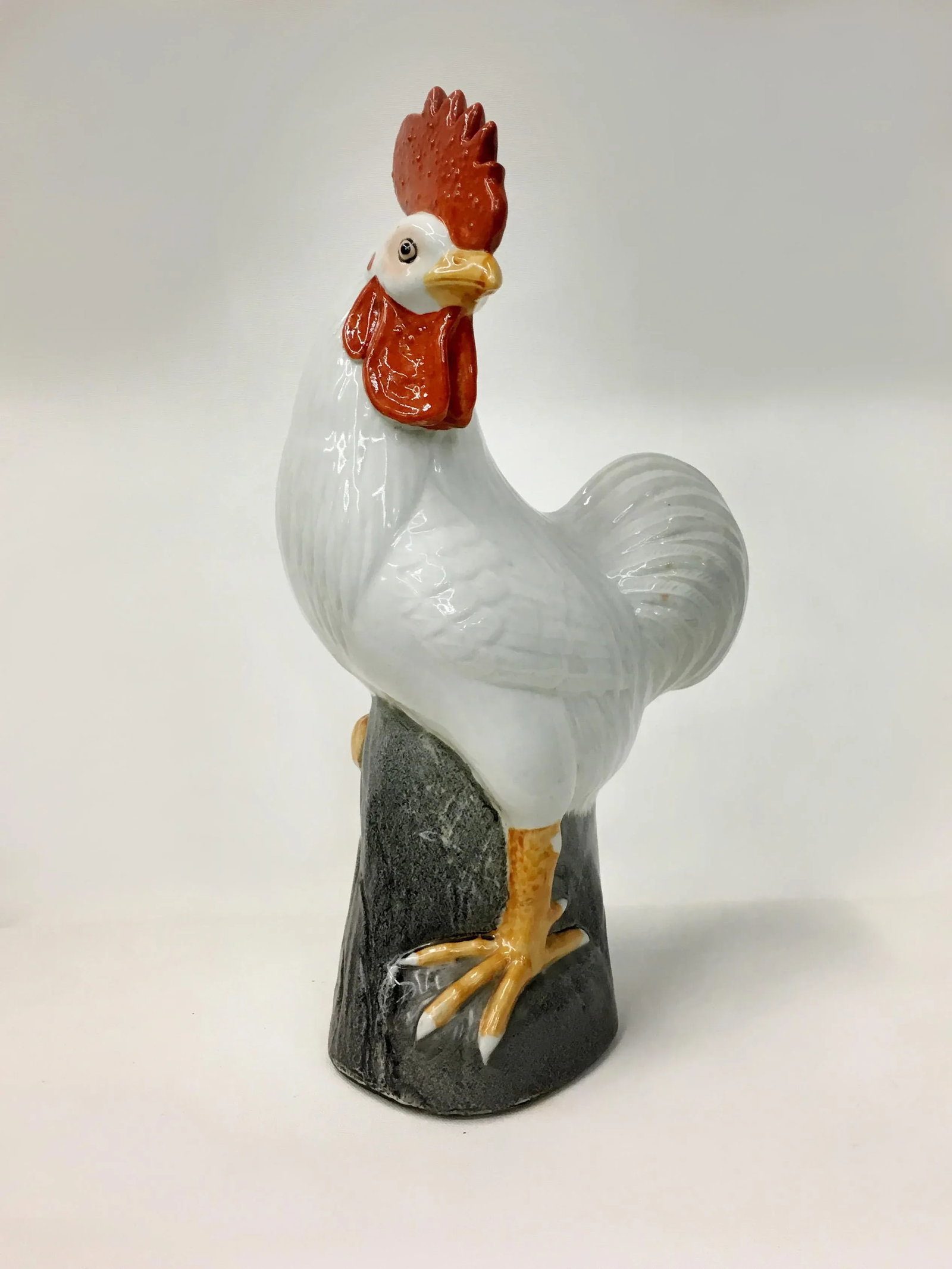 Vintage Chinese Decorative Roosters, Set of 2 - 2