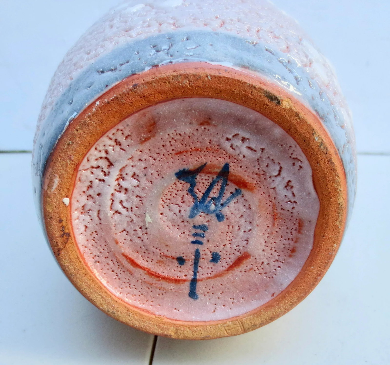 Japanese Studio Pottery Vase - 6
