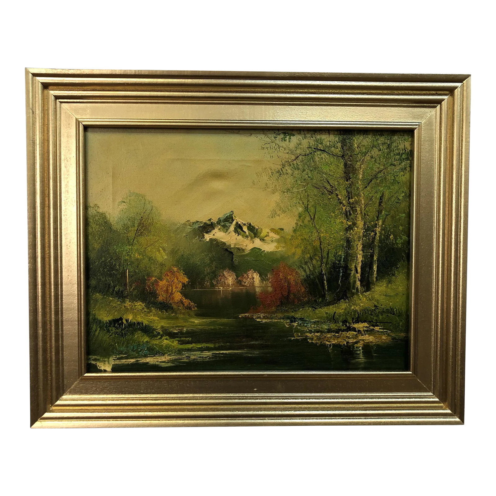 Late 19th Century The Nature Original Oil on Canvas Signed on the Bottom, Framed: The Nature, Original Oil on Canvas, Signed on the Bottom - 20" x 16" Condition: Alterations: Unknown Imperfections: Some Imperfections Condition Notes: Good Condition. See pictures for more details. M