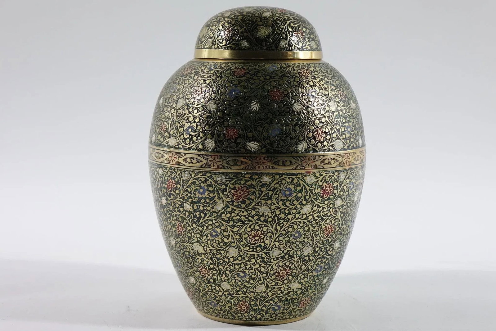 Late 19th Century Decorative Brass Urns - A Pair - 7