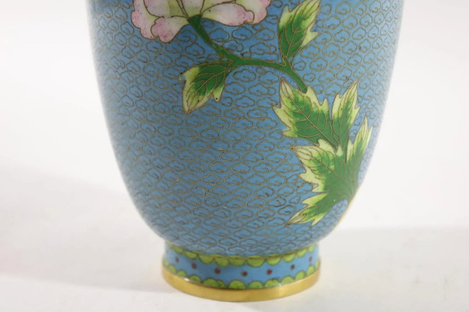 A Pair of Antique Chinese Cloisonne Vases - - 10