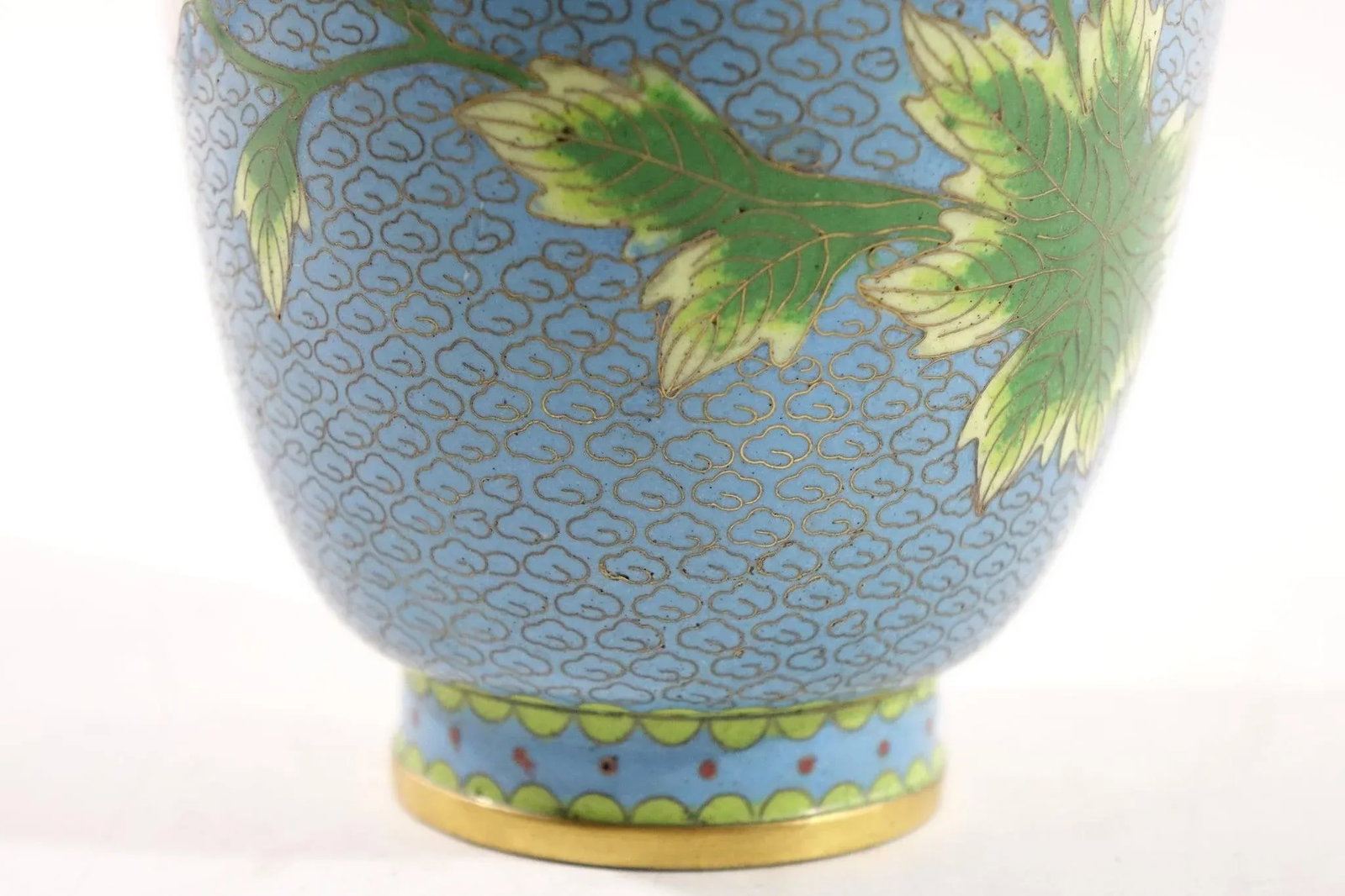 A Pair of Antique Chinese Cloisonne Vases - - 4