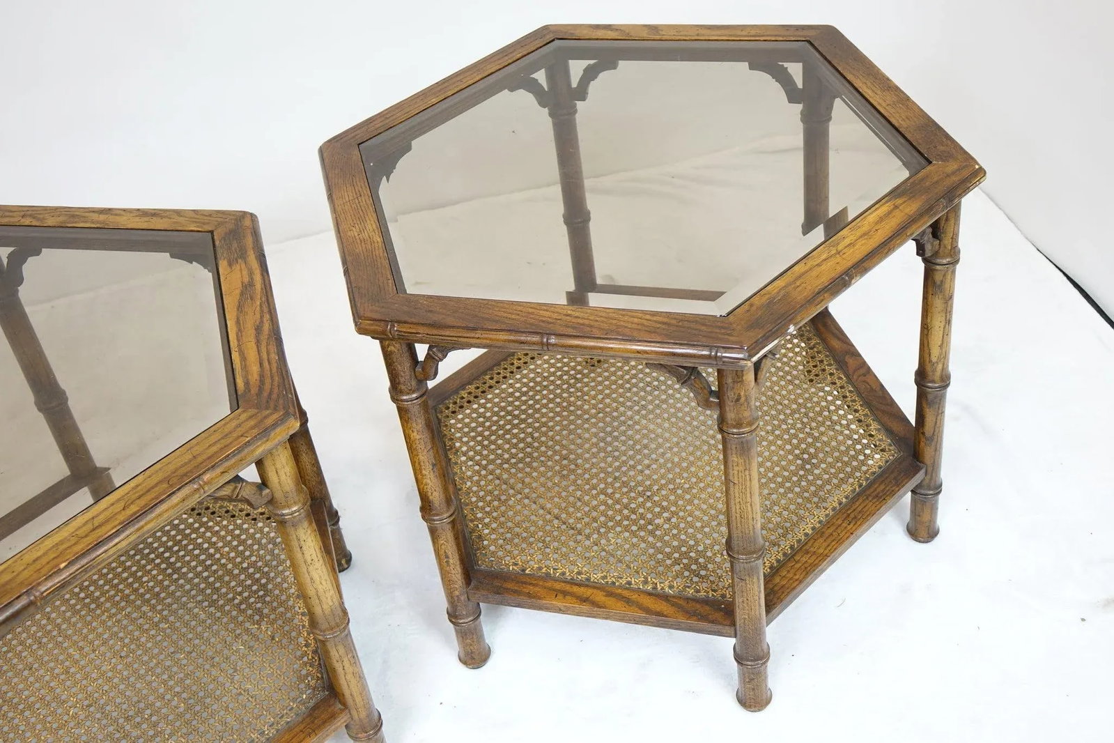 Mid 20th Century Octagon Tables - A Pair - 10