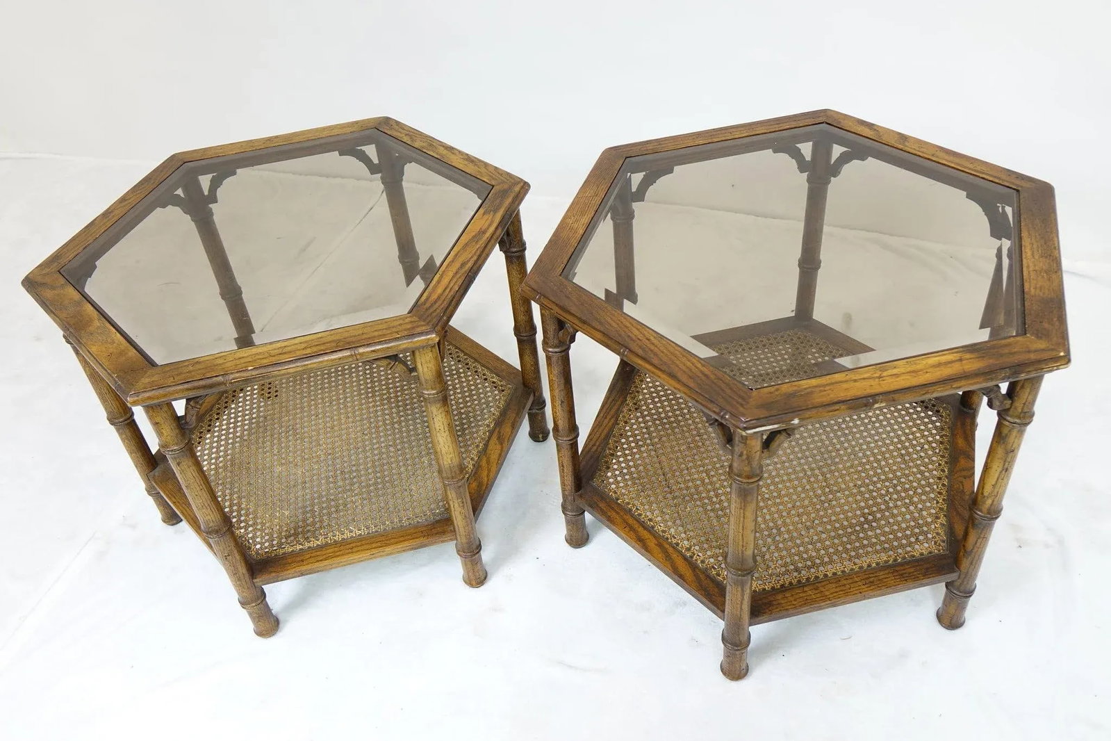 Mid 20th Century Octagon Tables - A Pair - 9