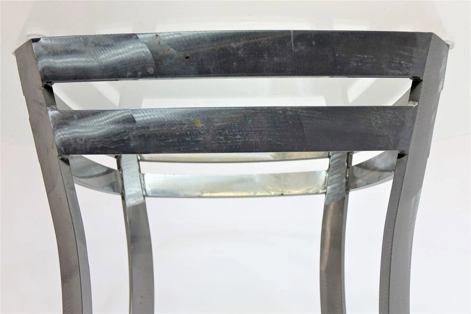 1990s Modern Metal and Glass Table and 4 Chairs - Set of 5 - 3