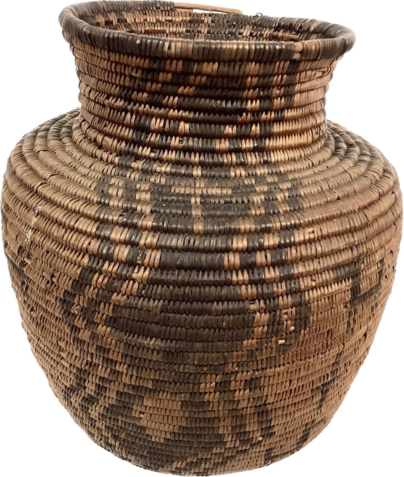Early 20th Century Native American Style Apache Style Olla Basket - 2