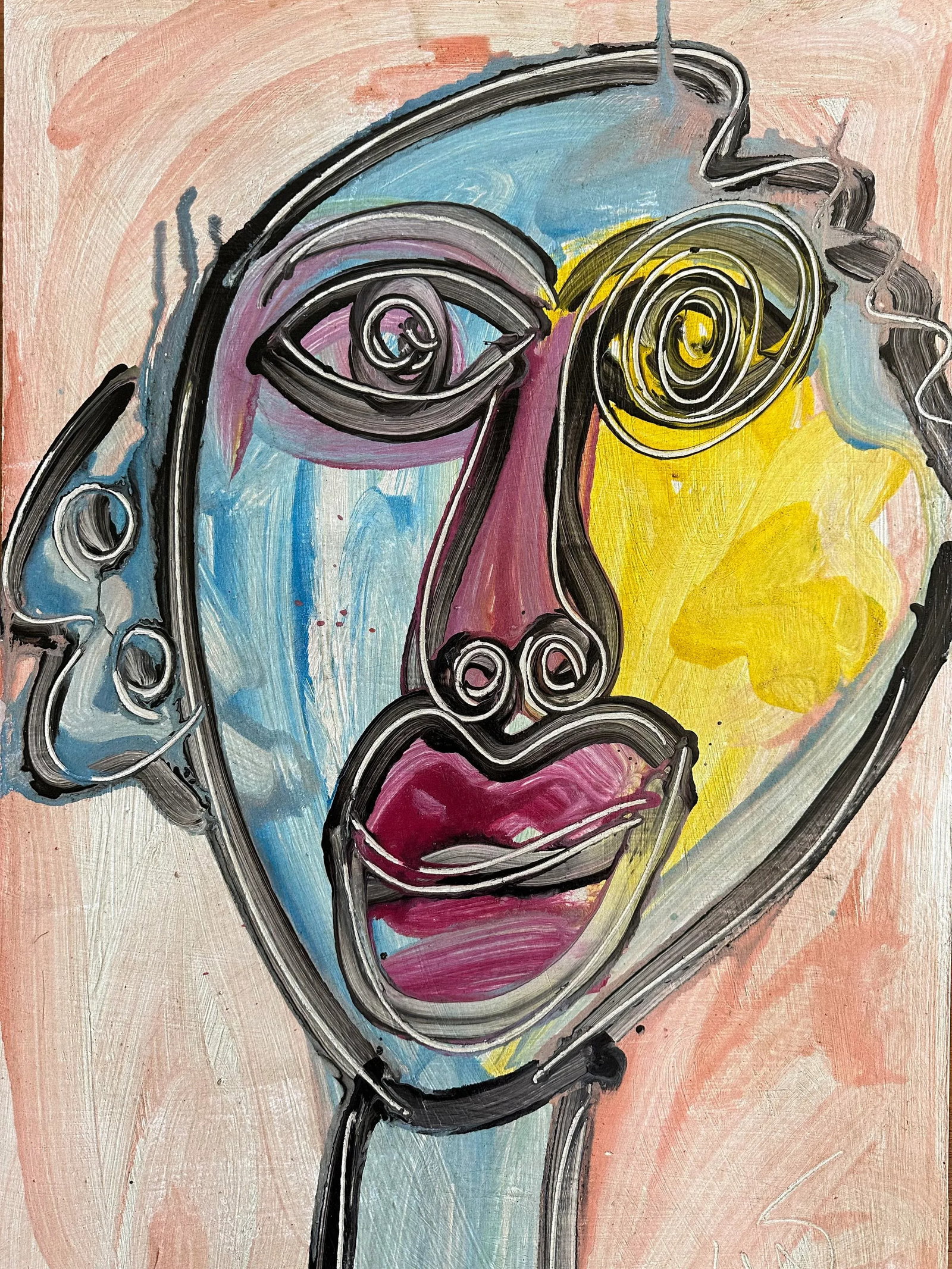 Titled Peter Keil Painting, 1964 - Junge Wilde Collection - 3