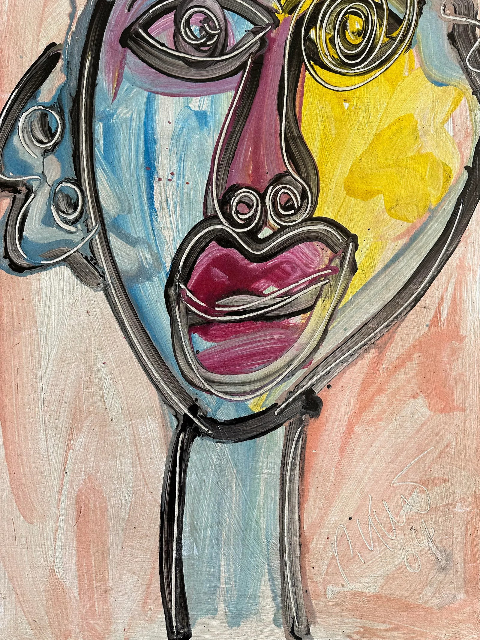 Titled Peter Keil Painting, 1964 - Junge Wilde Collection - 4