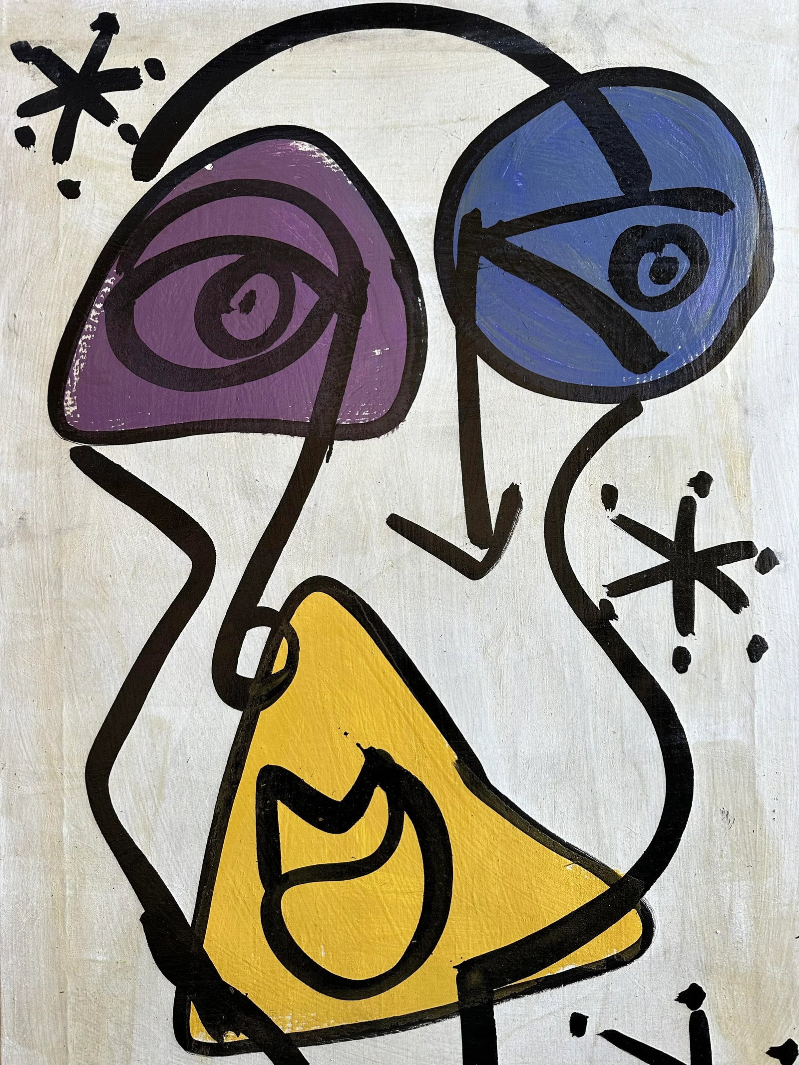Mirovian Style Peter Keil Painting - Junge Wilde Collection - 4
