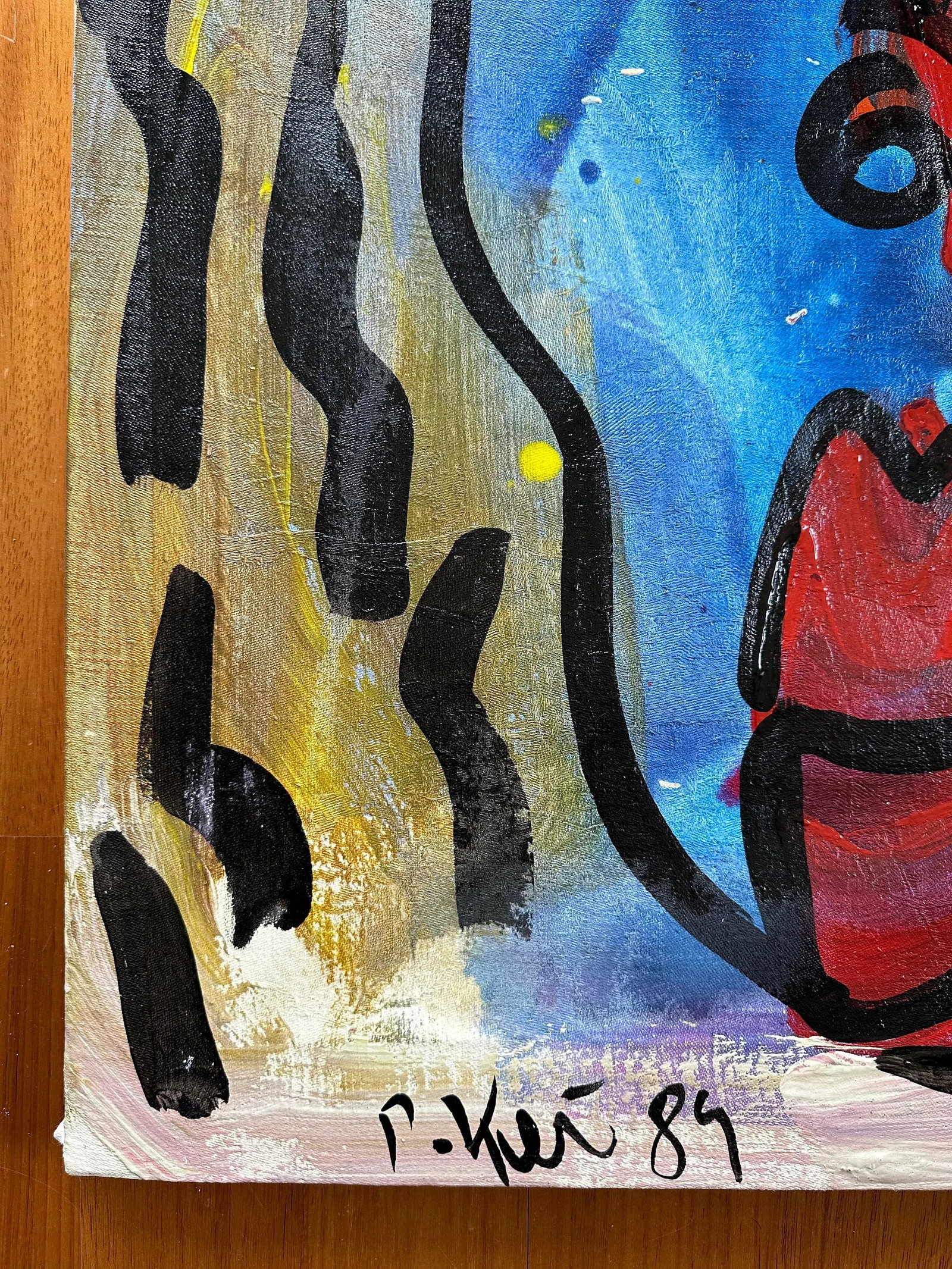 Titled Peter Keil Painting, 1989 - 2
