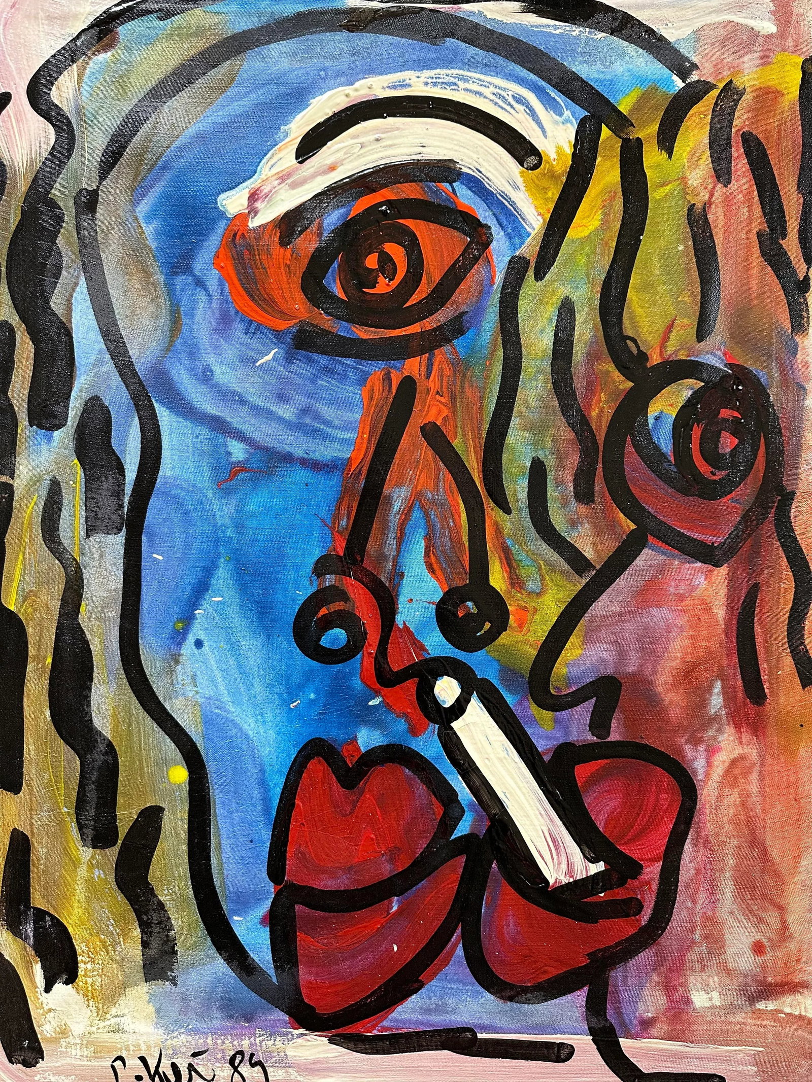 Titled Peter Keil Painting, 1989 - 3