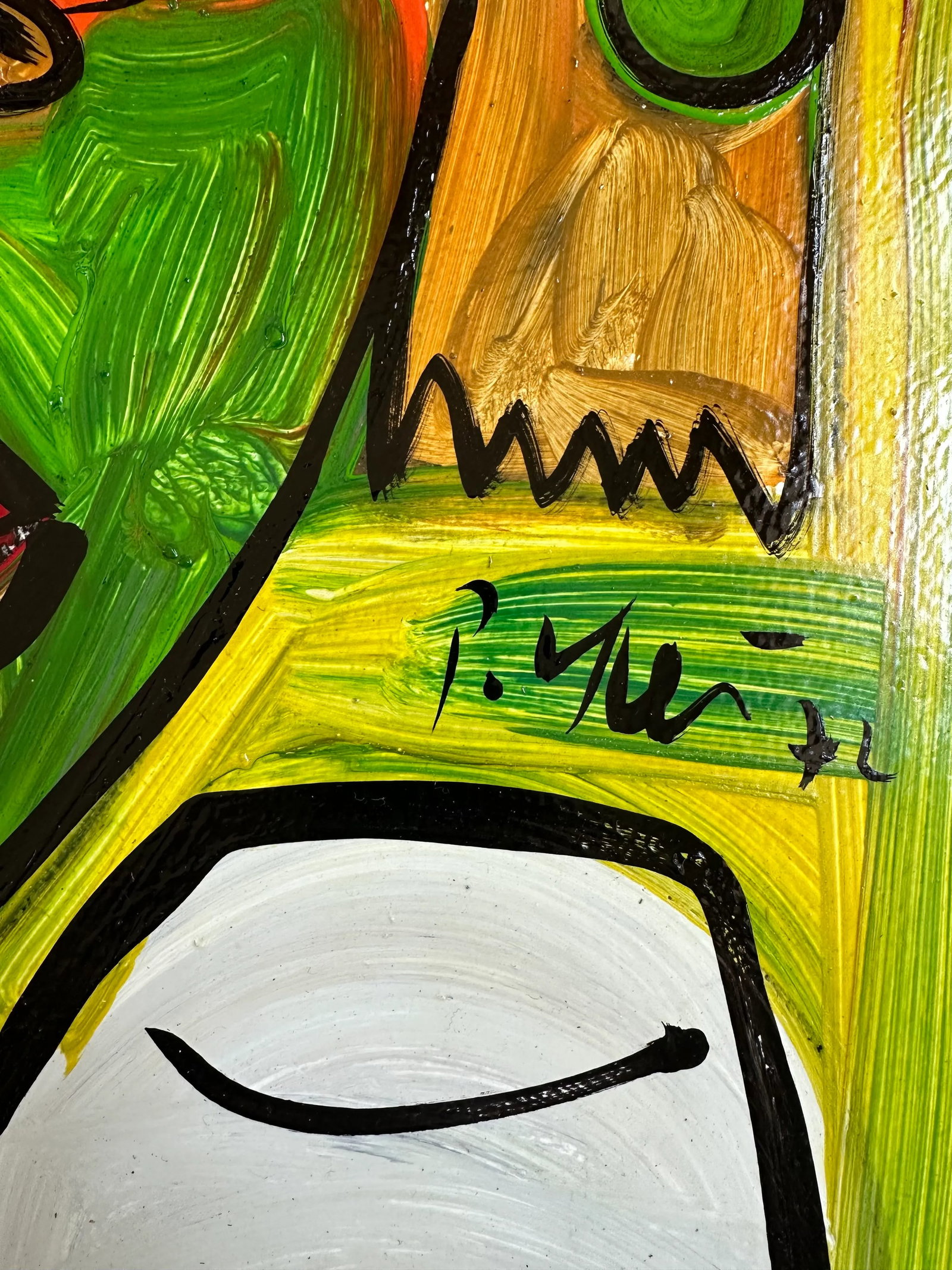 Picasso Style Painting, Peter Keil, 1972 - 3