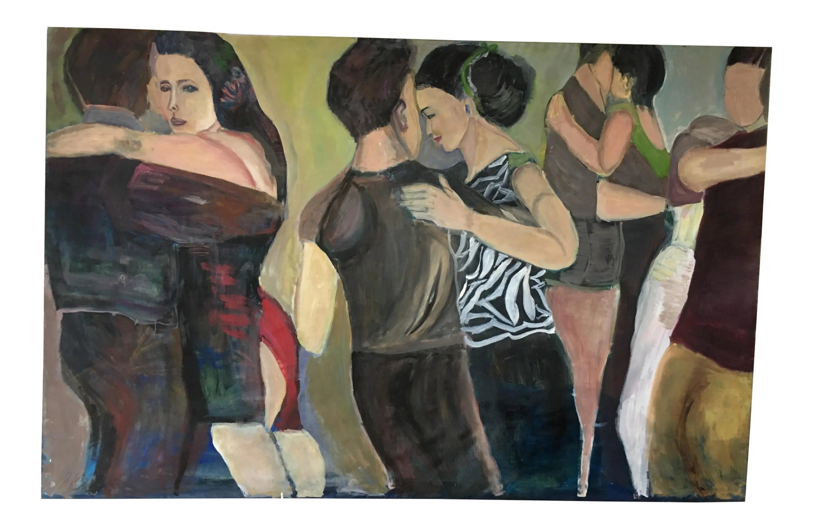 Monumental Rare, Peter Keil, Oil on Canvas: Peter Keil is a German artist that focuses primarily on abstract expressionism. Keil painted with some of the greats including, Andy Warhol, Pablo Picasso and Joan Miró, to name a few. This