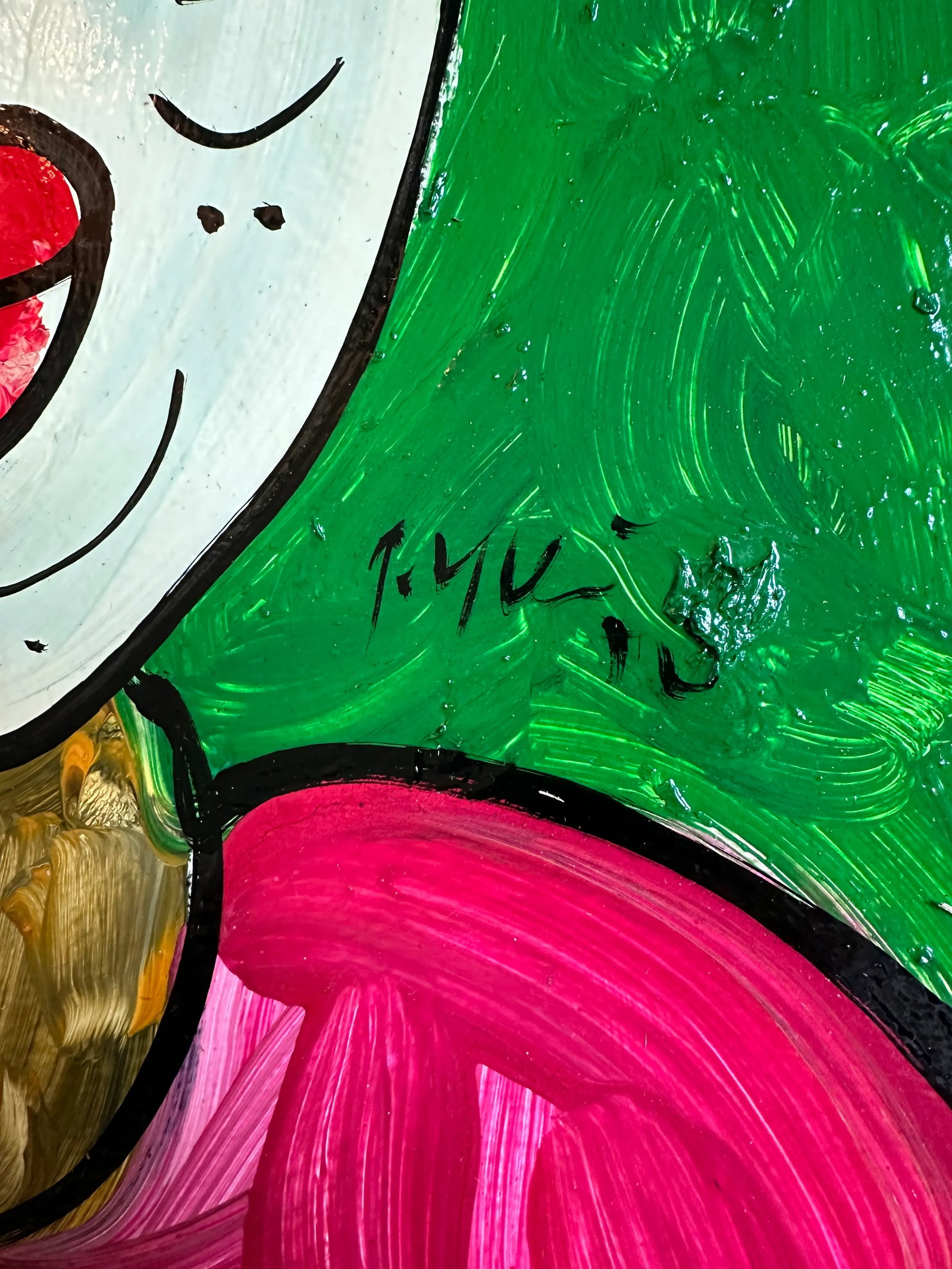Picasso Style Abstract Portrait, Peter Keil, 1970 - 2