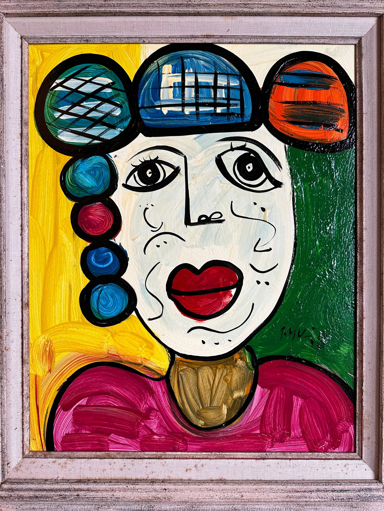 Picasso Style Abstract Portrait, Peter Keil, 1970 - 3