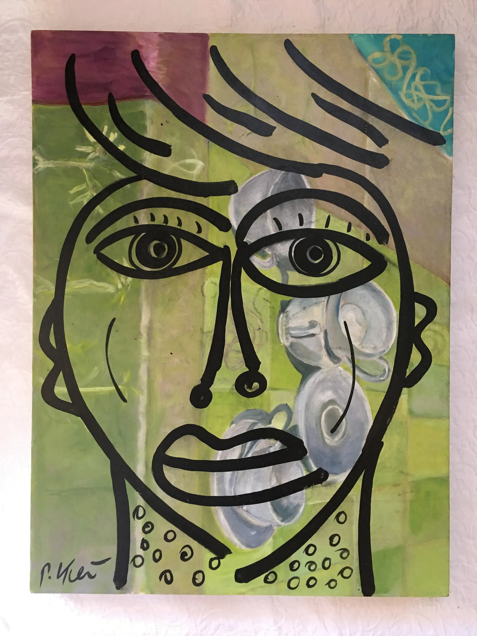 Abstract Painting by Peter Keil on Canvas - 6