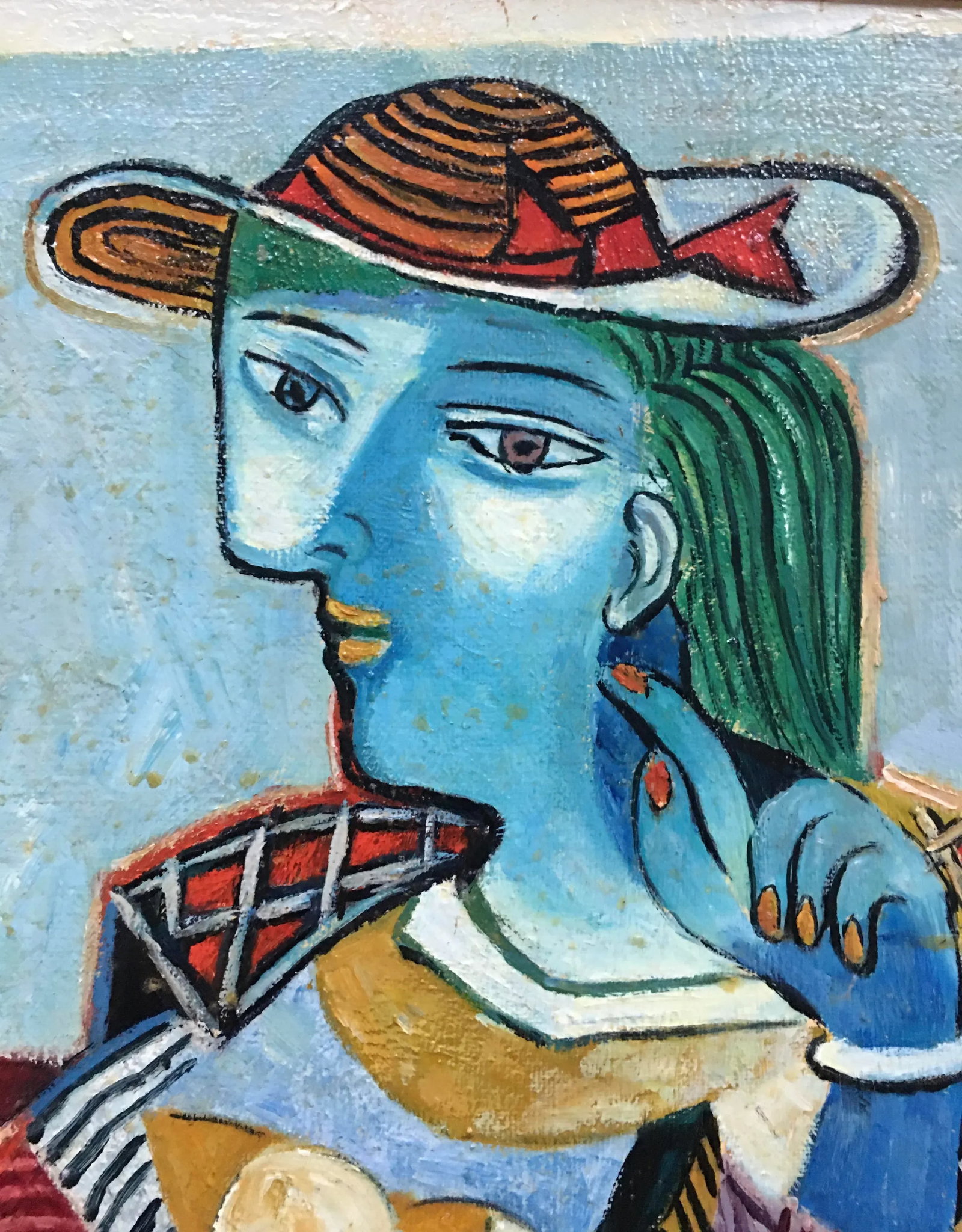 Homage to Pablo Picasso, Seated Woman, Peter Keil, 1972 - 4