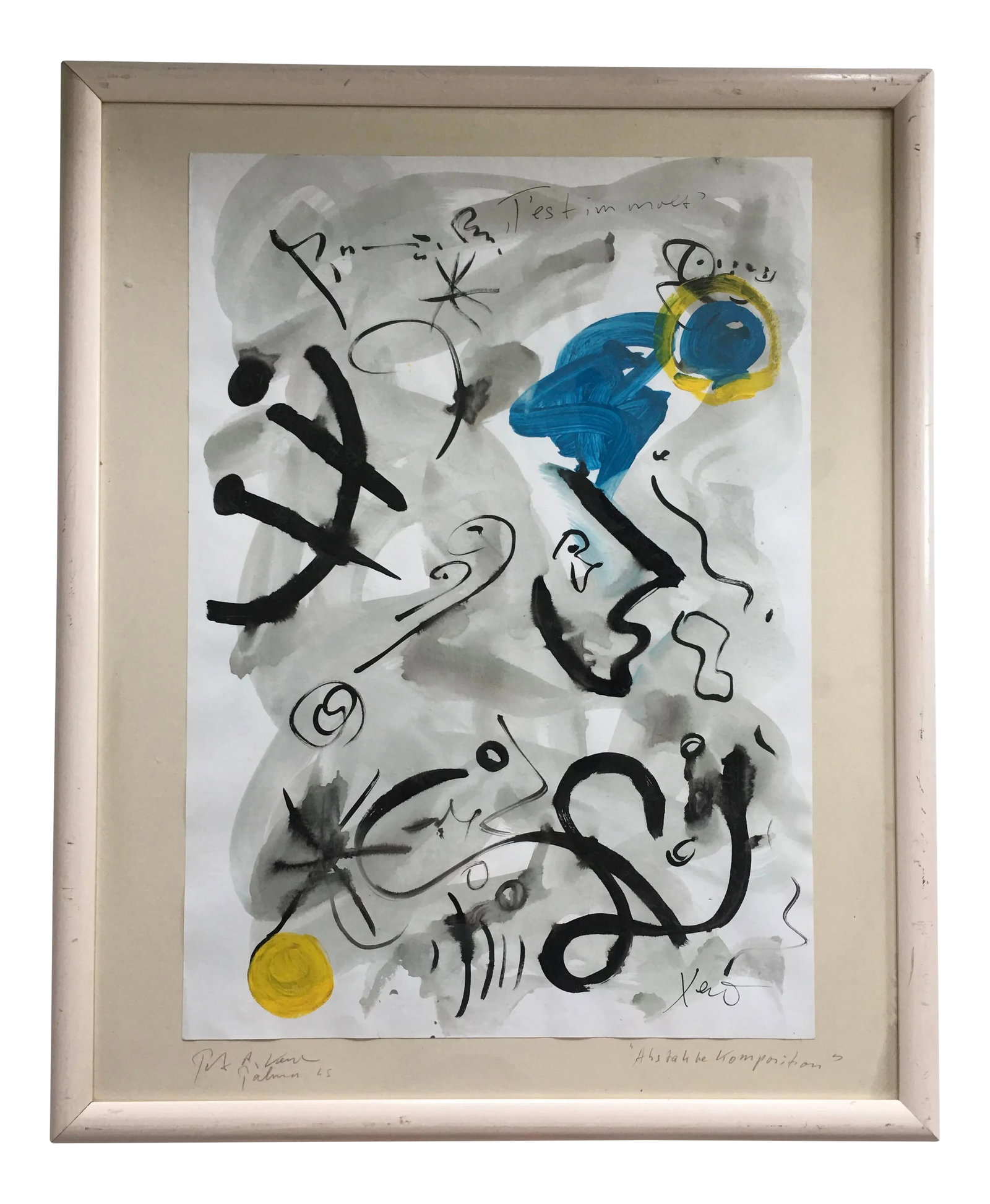 Abstrakt Komposition, Peter Keil, 1965 (1 of 8)